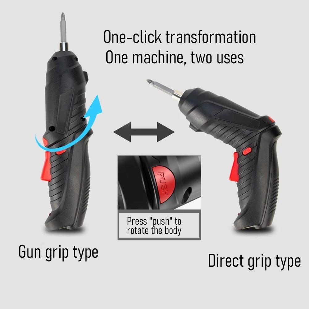 47 PCS 3.6V Electric Screw Driver Rechargeable Household Lithium Electric Drill