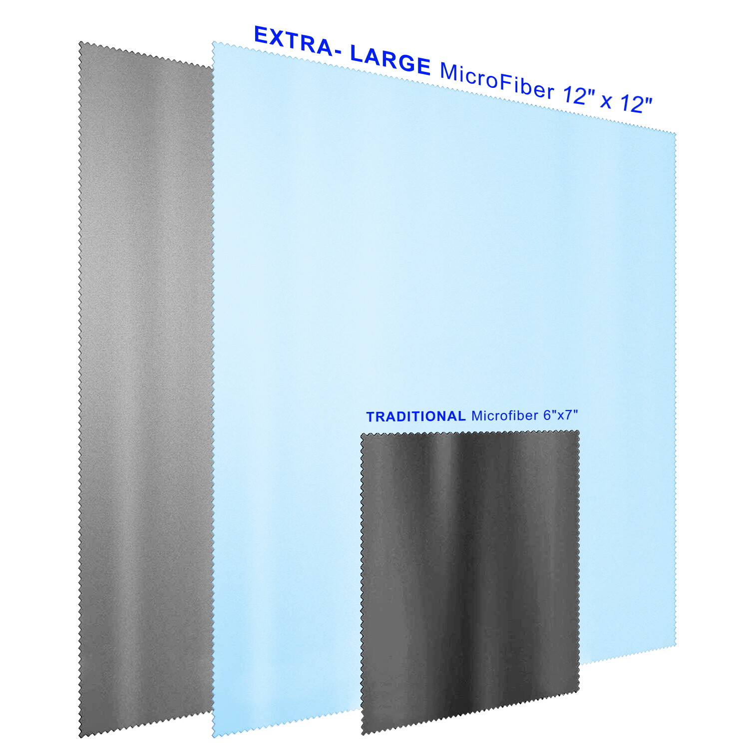 Oversized Microfiber Cleaning Cloth 12″ X 12″ for Screens Lens Phone-Multicolor
