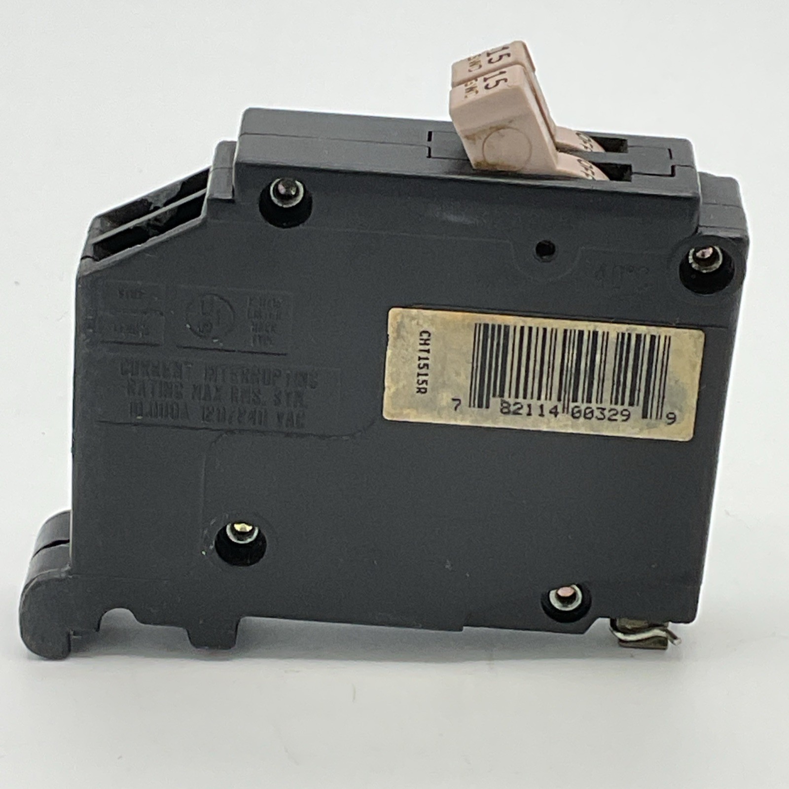 Eaton CHT1515 15A 1-Pole Type CHT Twin Circuit Breaker Continuity Tested