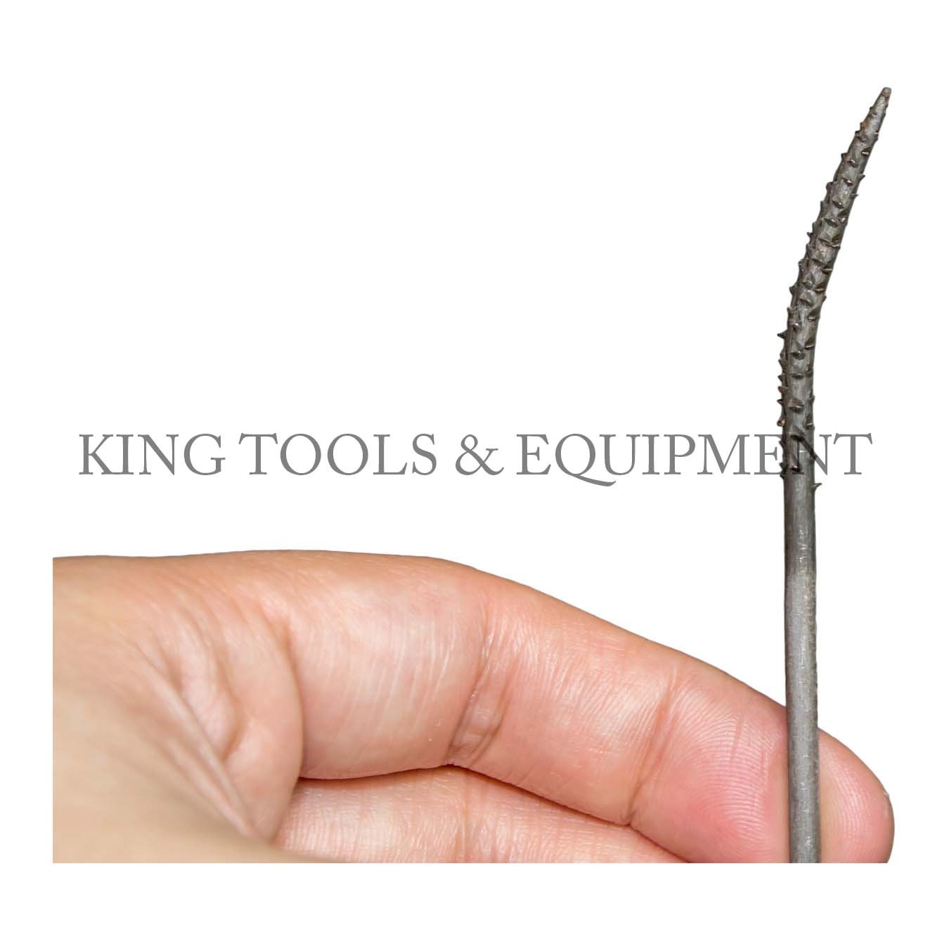 KING 10pc 7″ RASP CUT RIFFLER FILE Set, Double Ended, Wood Metal Carving