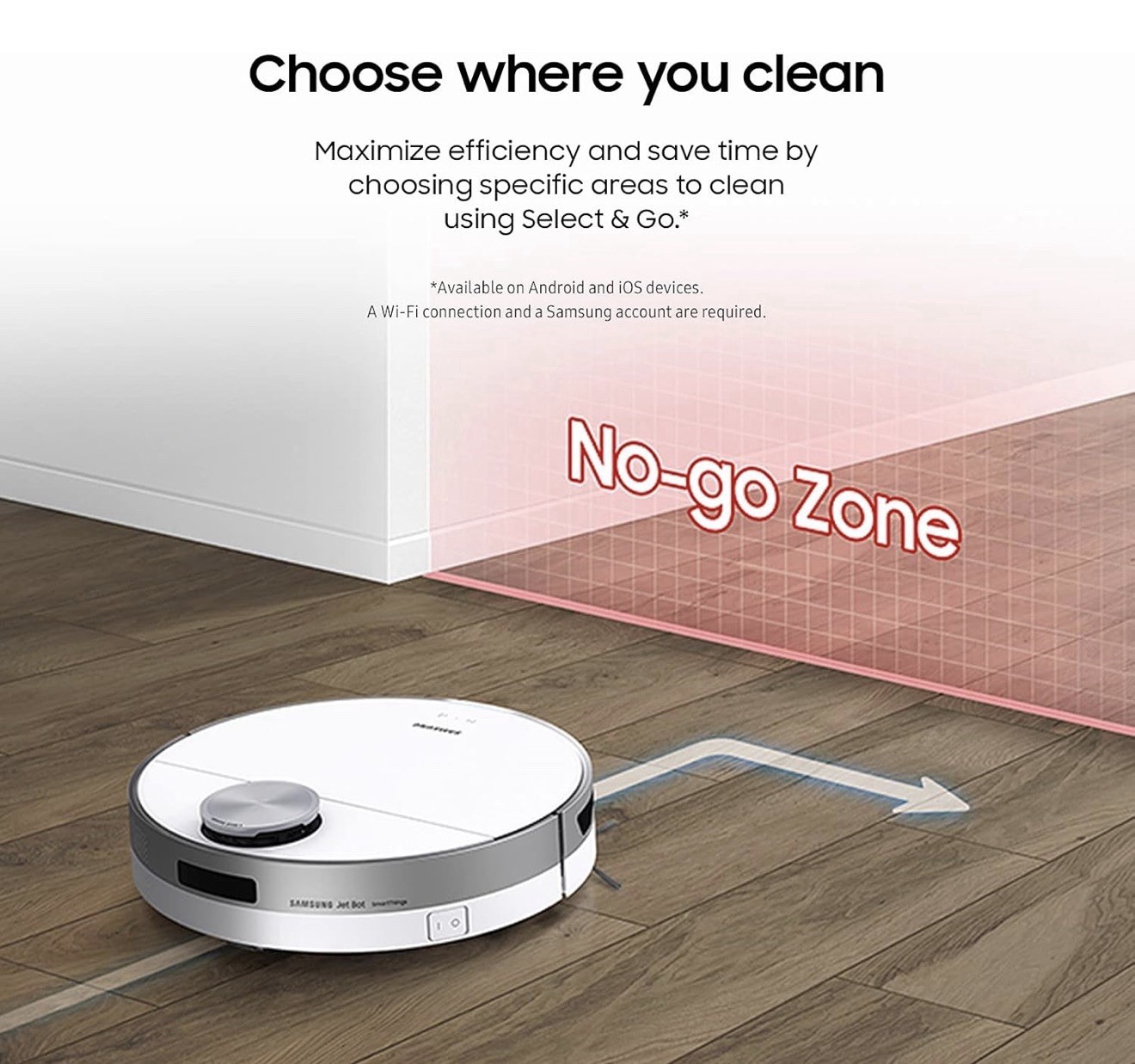 Samsung – Jet Bot+ Robot Vacuum Mop Combo with Clean Station – NEW