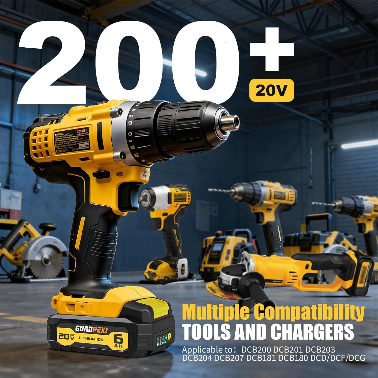 2Pack 12.0AH For DeWalt 20V 20 Volt Max XR Lithium Ion Battery DCB206-2 DCB205-2