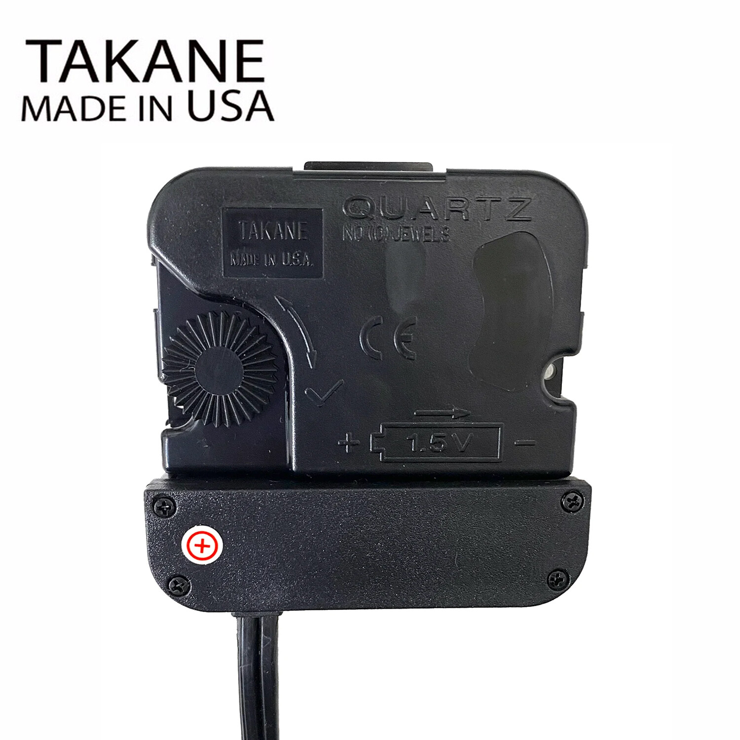 Made in USA Takane Electric 110V Clock Movement Kit with Hands, Multiple Sizes