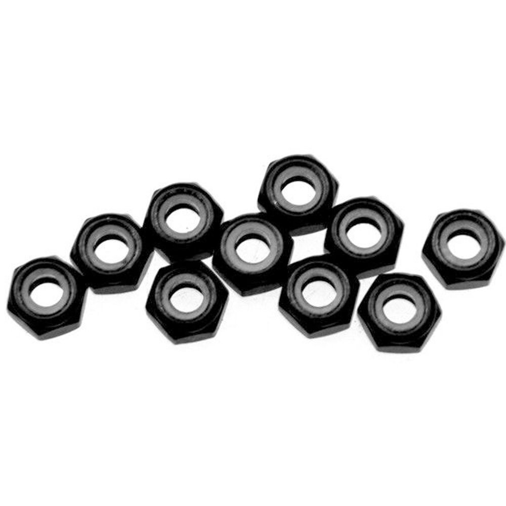 10~100x M2 M3 M4 M5 Nylon Insert Self-Lock Nuts Hex Lock Nut Aluminum CNC Nuts