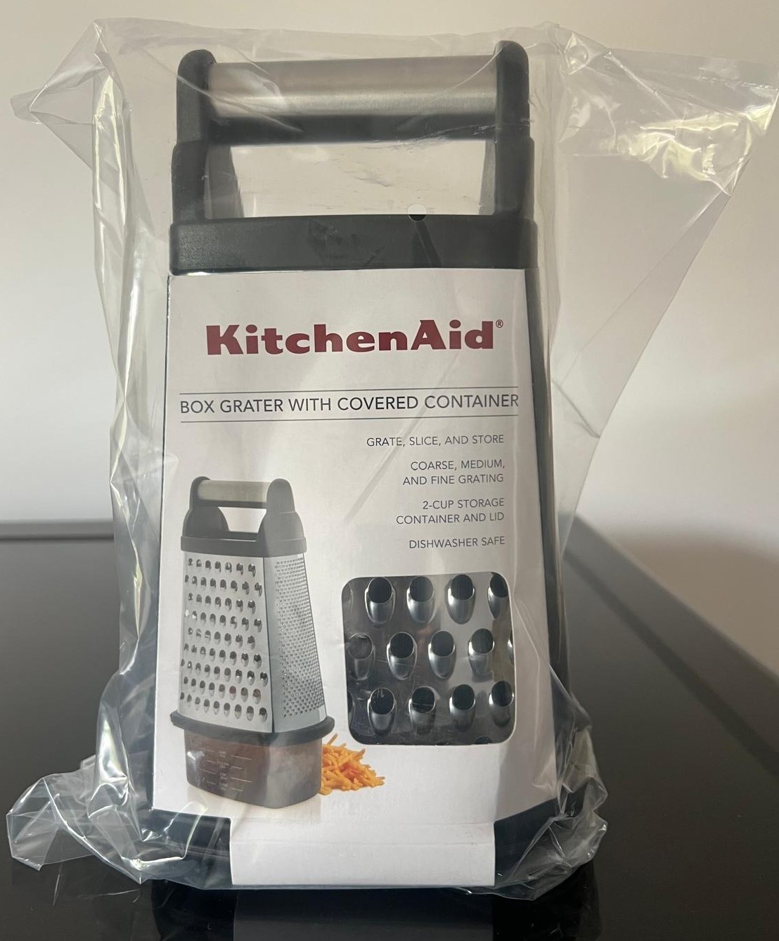 New KitchenAid Box Slice Kitchen 10″ Grater & Covered Container