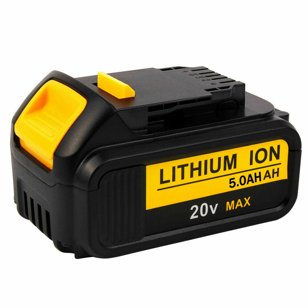 20V For DeWalt 20 Volt Max 5.0 Ah Lithium Ion Battery DCB206-2 DCB205-2 tools