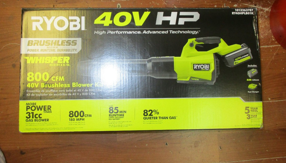Ryobi 40V HP Brushless Blower Kit