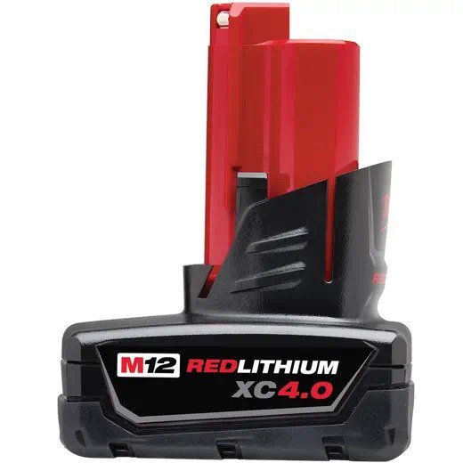 Milwaukee 48-11-2440 12-Volt XC 4.0 AH Red Lithium Cordless Tool Battery