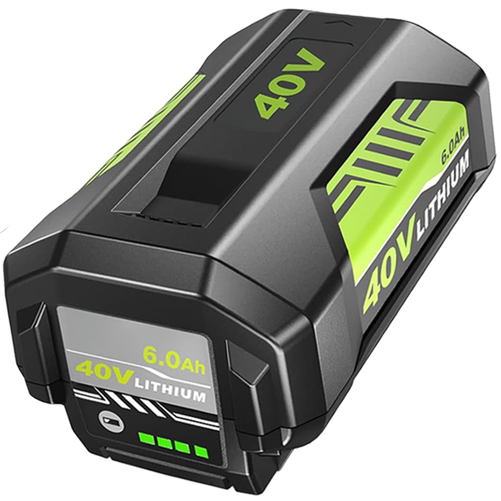 2-PACK 40 Volt for Ryobi 40V 6.0Ah Lithium OP40602 Battery with LED / Charger