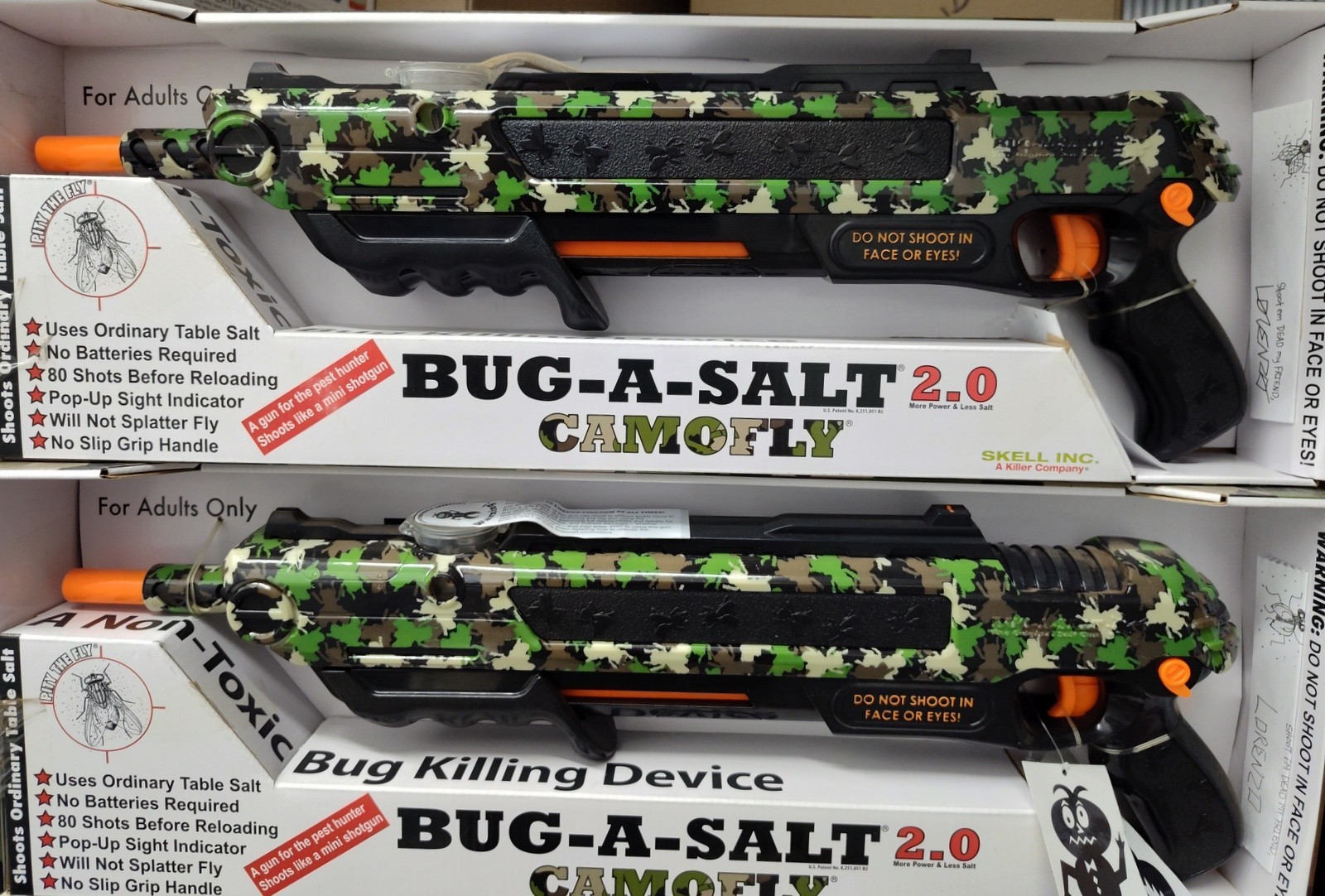 Brand New Bug-A-Salt Camofly Original Non-Toxic Salt Gun FREE SHIPPING!