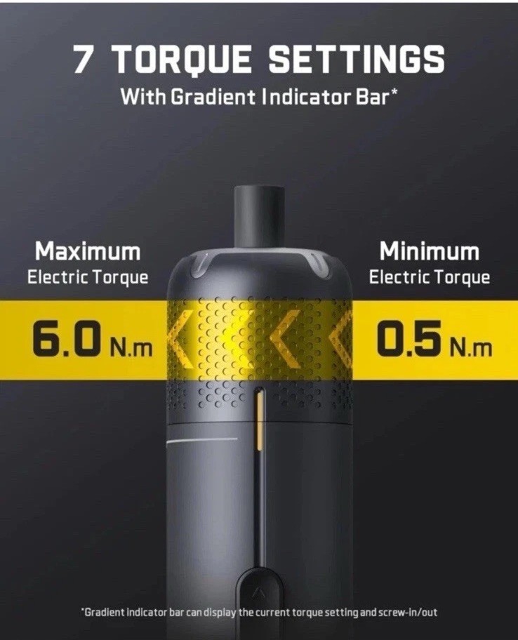 Fanttik S2 Pro Electric Screwdriver, Cordless Screwdriver Set
