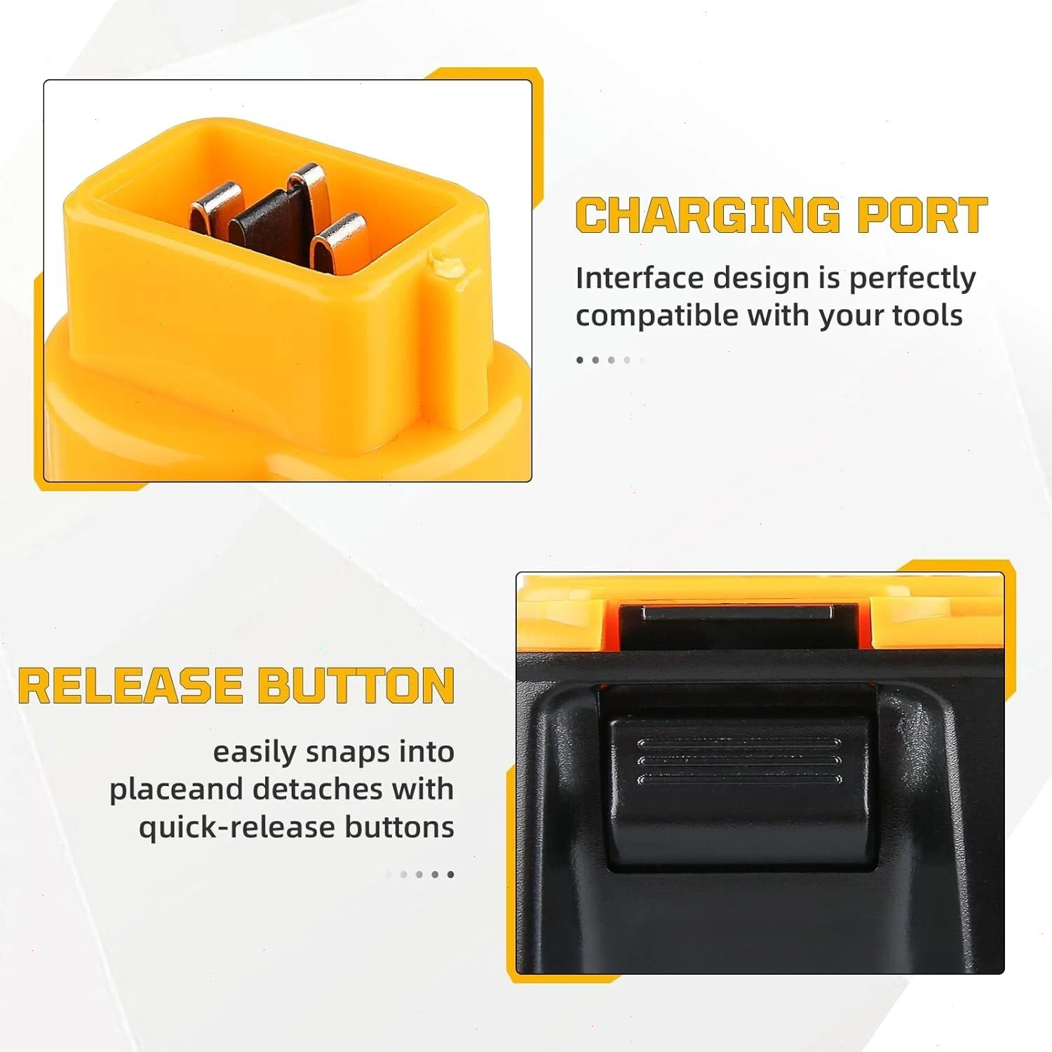 2-Pack For DeWalt 14.4Volt Battery DC9091 DW9091 DW9094 DE9091 Cordless Tools