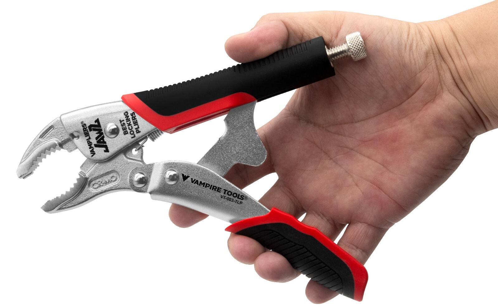 VT-003-7LP – VamPLIERS JAWZ 7.5″ Screw Extractor Locking Pliers – Serrated Jaws