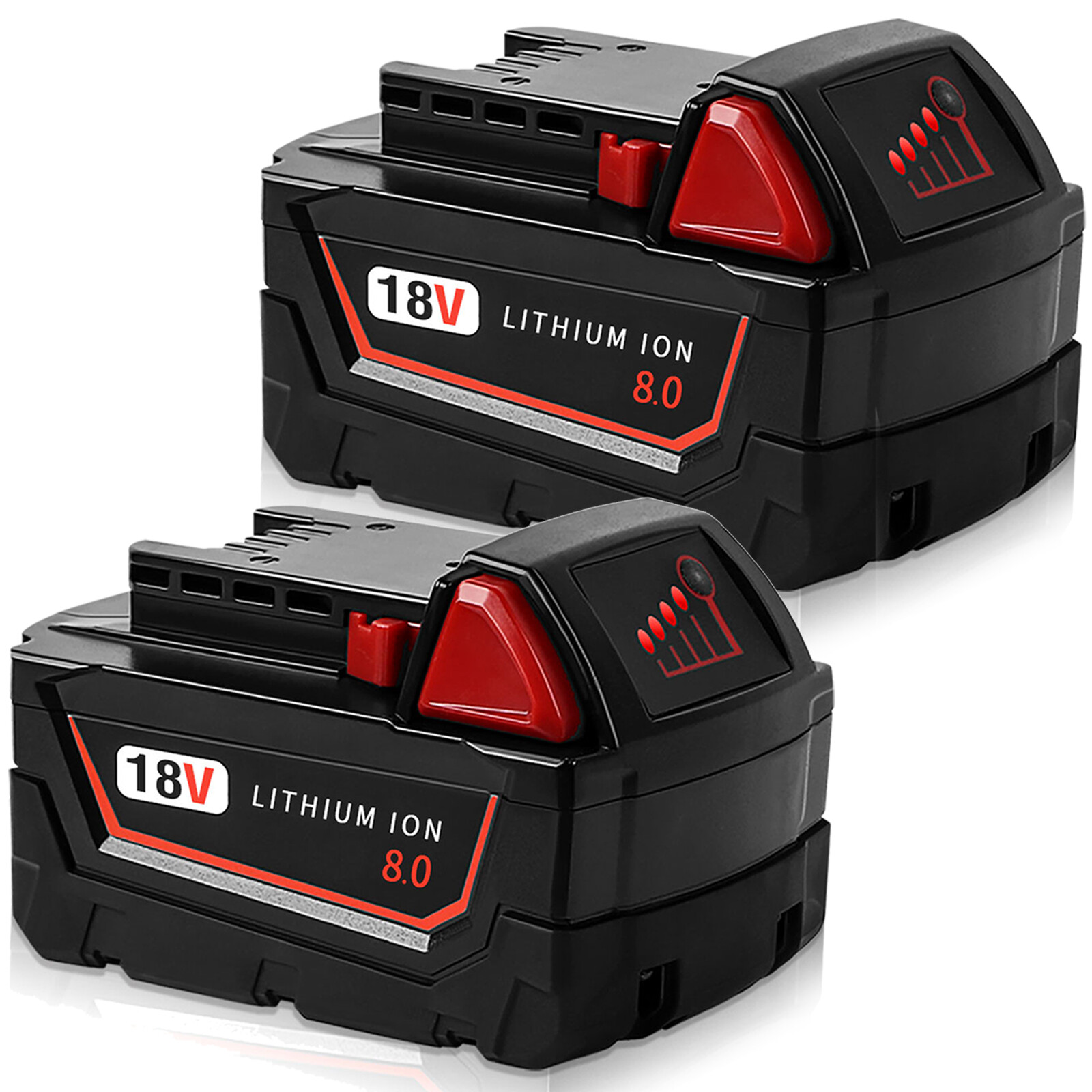 For Milwaukee For M18 8Ah Lithium Upgrade Capacity Battery 48-11-1880 48-11-1860