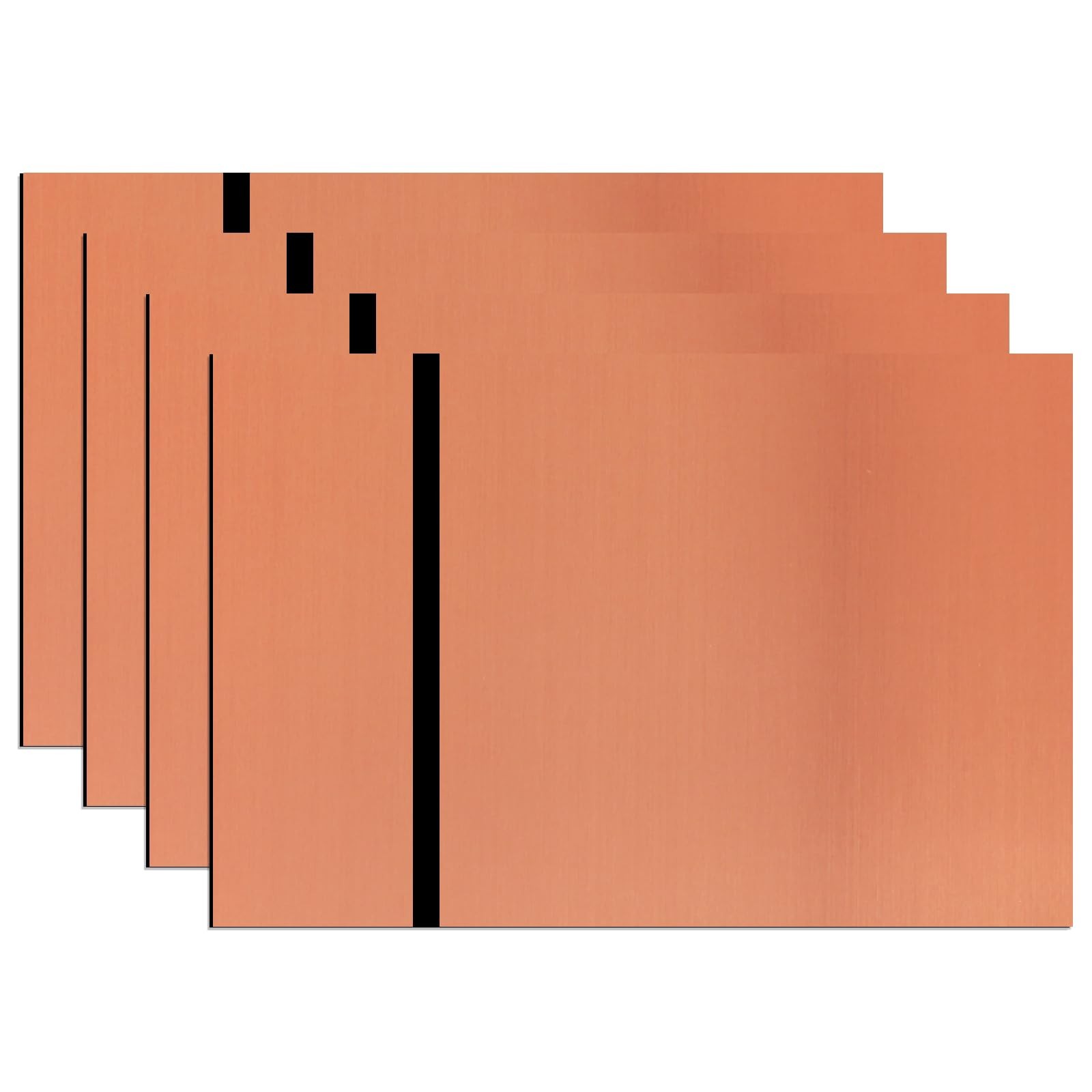 Oubit 4PCS Laser Engraving Double Color ABS Plastic Sheet,Two-Tone Laserable …