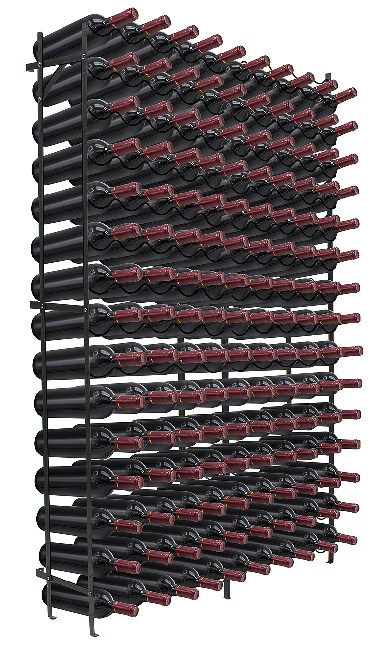Floor Stand Wine Rack -Upto 150 Bottle Large Capacity Free Standing Wine Storage