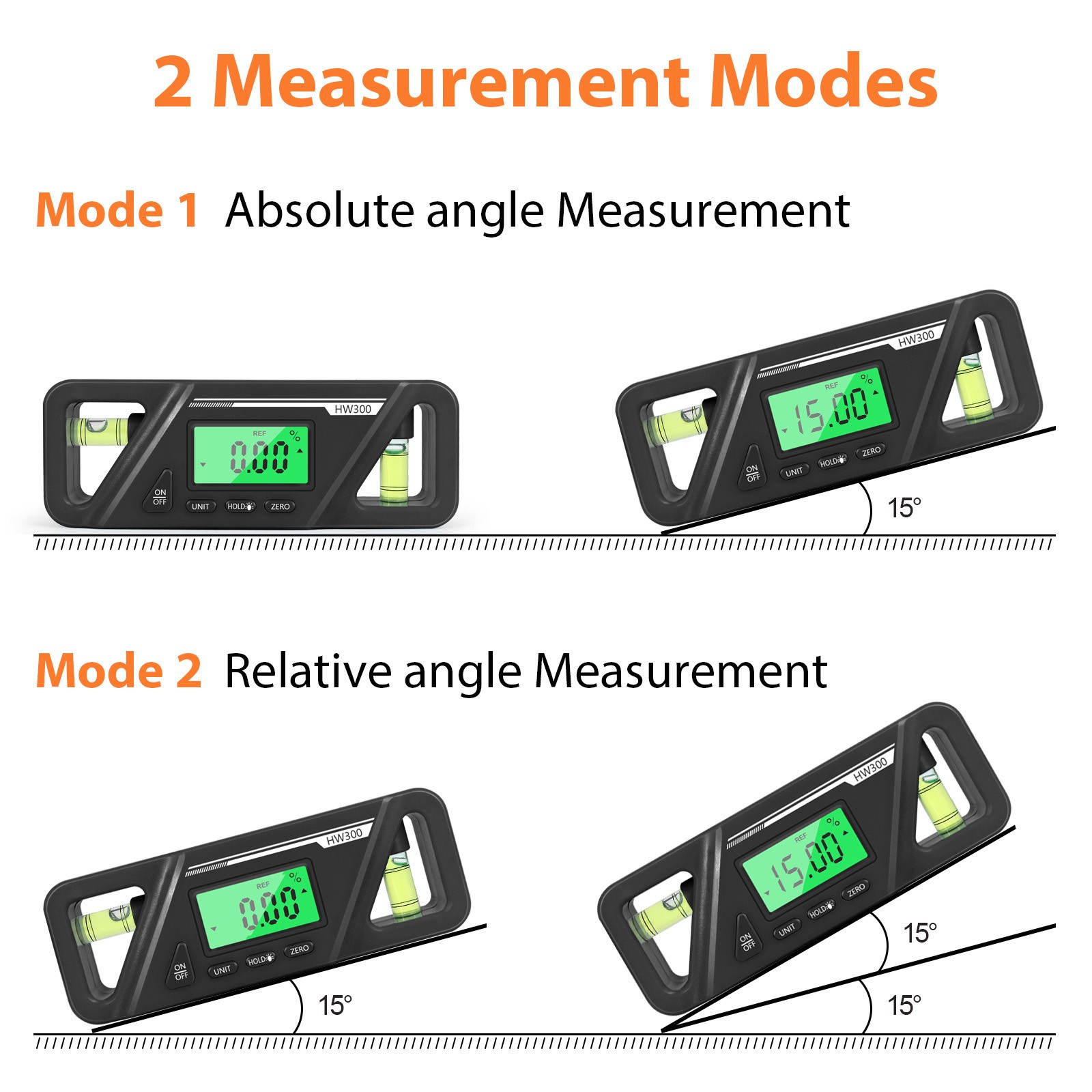 New Portable Magnetic Base Digital Level Tool Angle Measuring Instrument