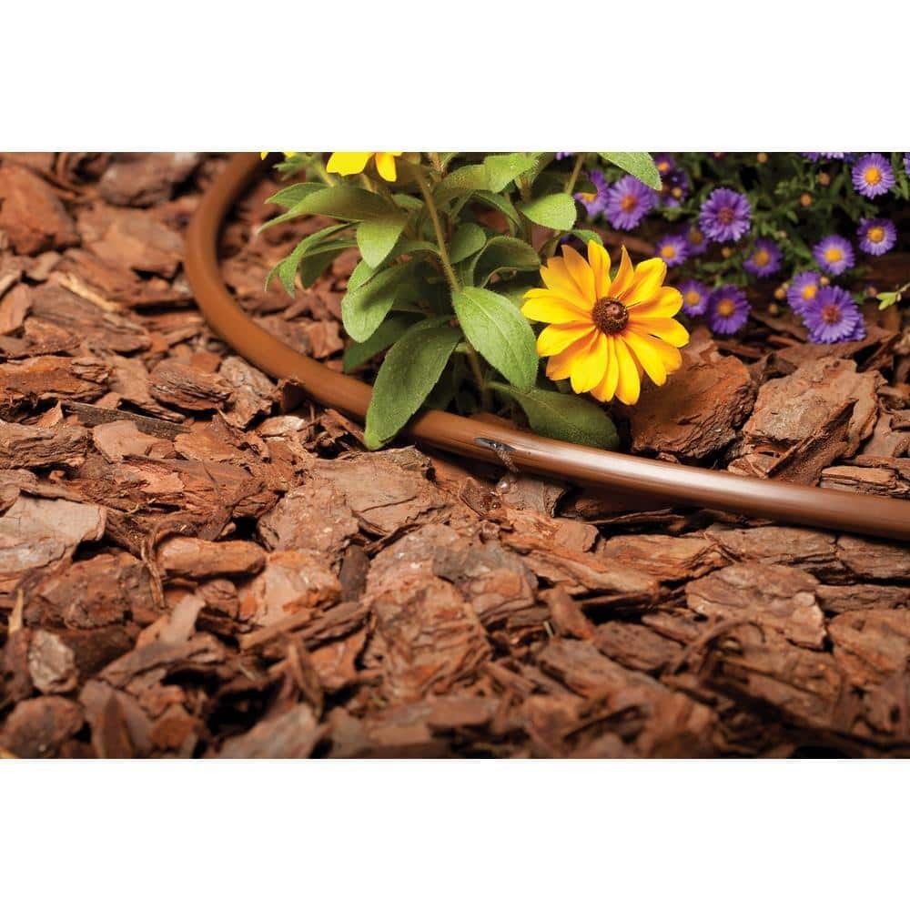 Rain Bird Drip Emitter Tubing 1/2 in x 100 ft Irrigation Hose 12 in Spacing