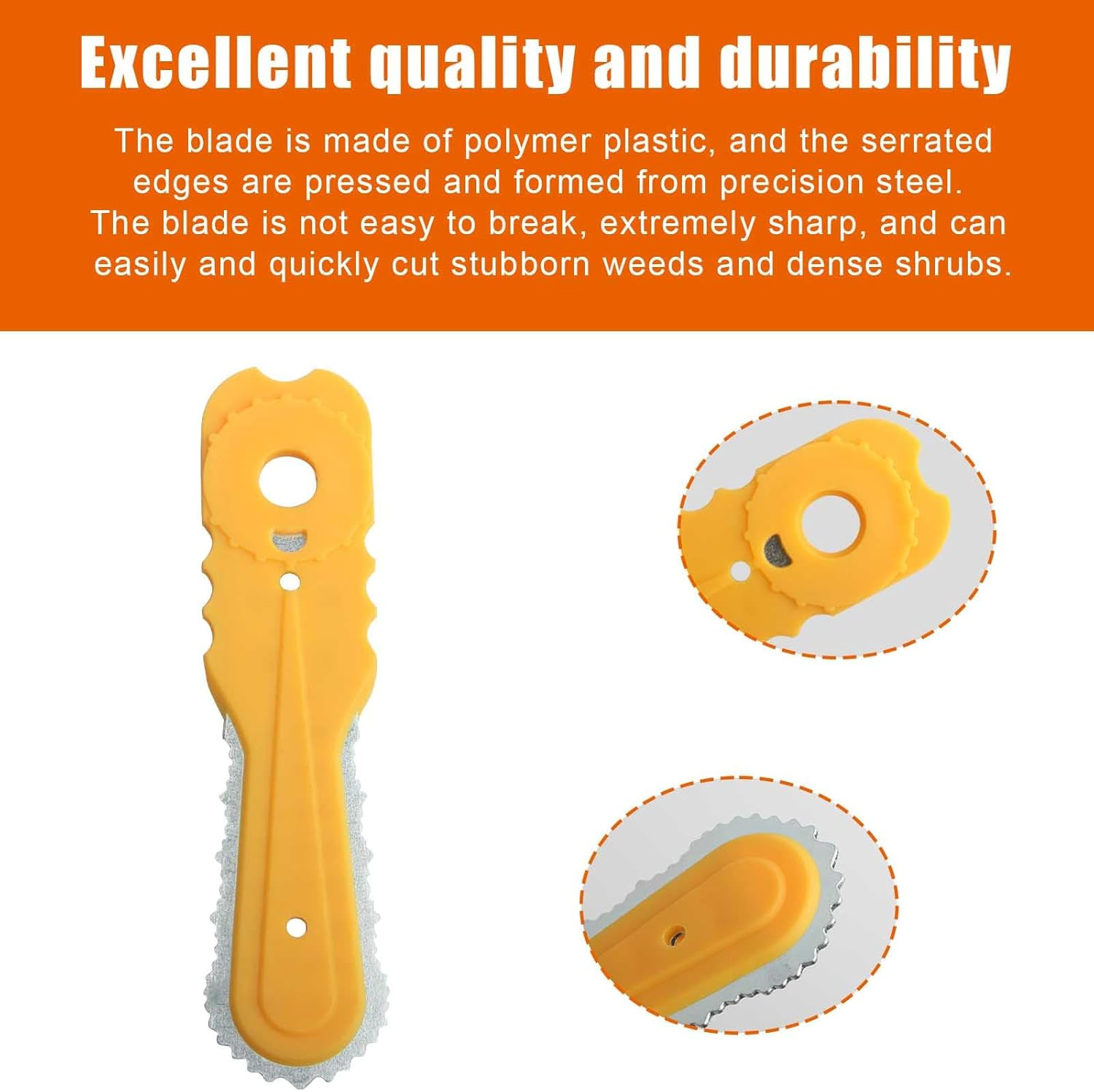 Brush Cutter Replacement Blades Set for Weed Trimmer, Compatible with Weed Warri