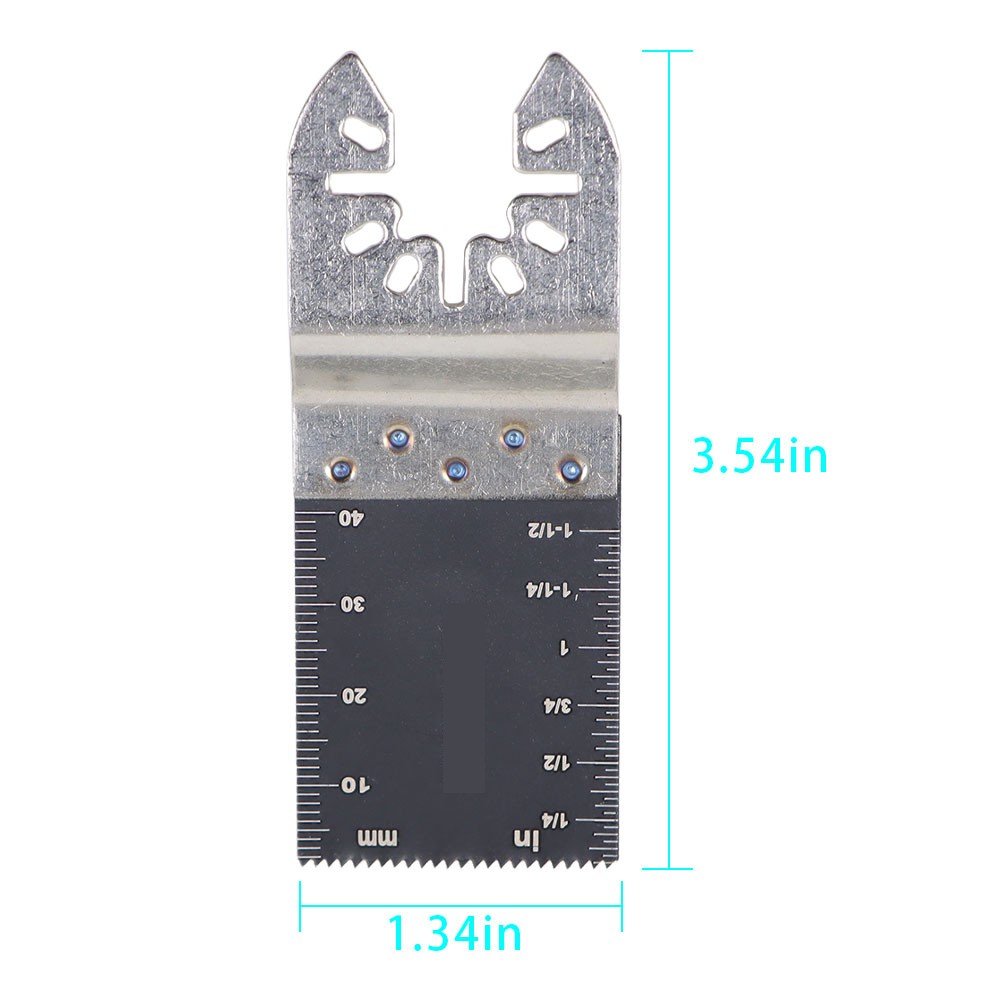 20 Pcs 35-89mm Bi-Metal Oscillating Multi Tool Saw Blades Wood Metal Cut Cutter
