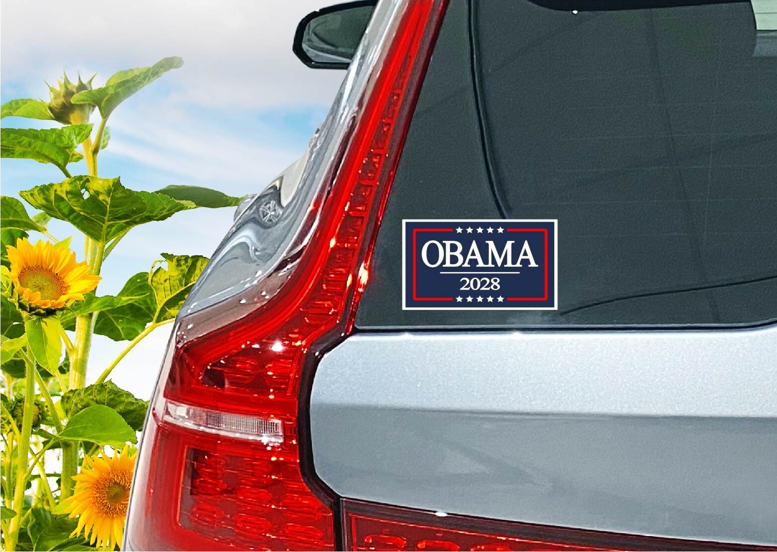 Obama 2028 Decal Sticker Vote 3rd Term President Democrat Anti Trump Political