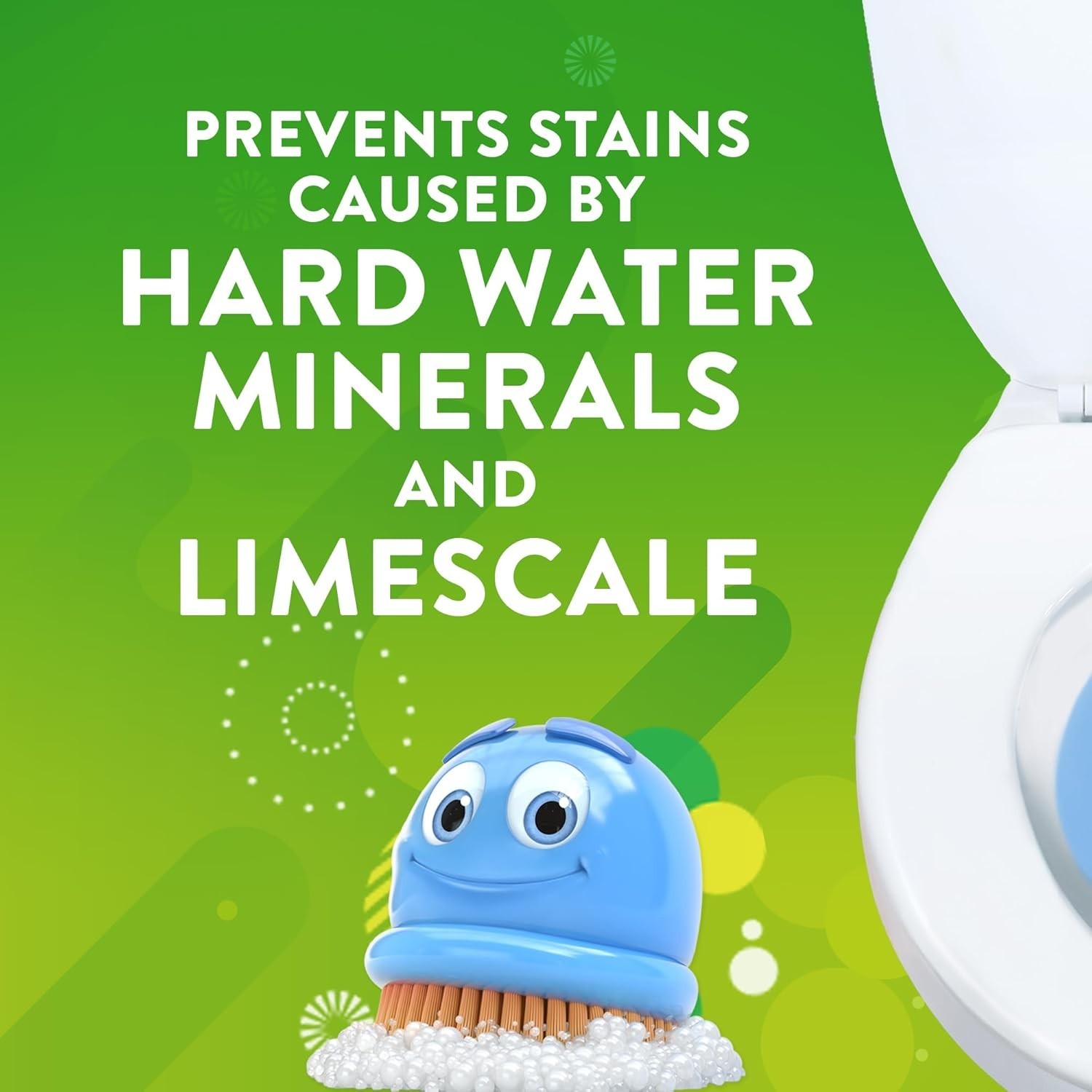 Continuous Clean Toilet Drop-Ins, Blue Bowl Cleaner Septic-Safe Tablets 3 Count