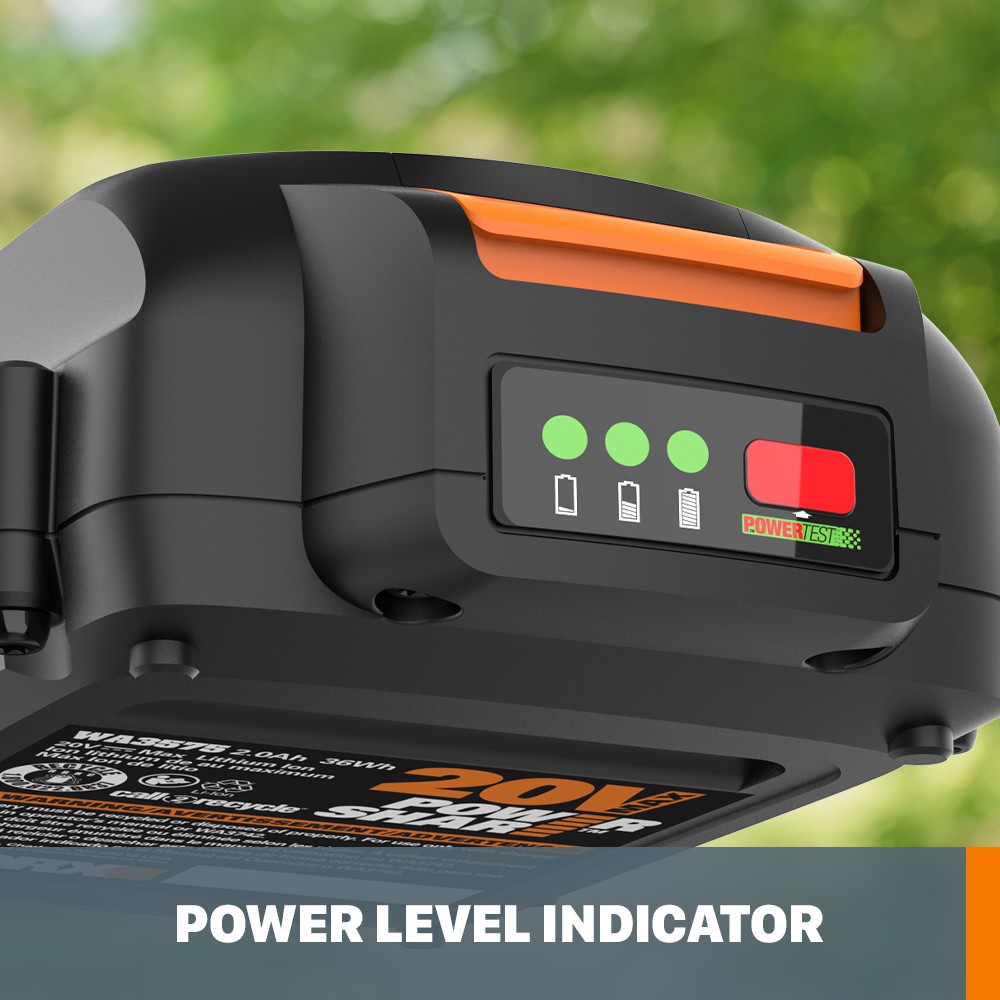 Worx 20V MaxLithium 2.0 Ah Battery (WA3575)-SU