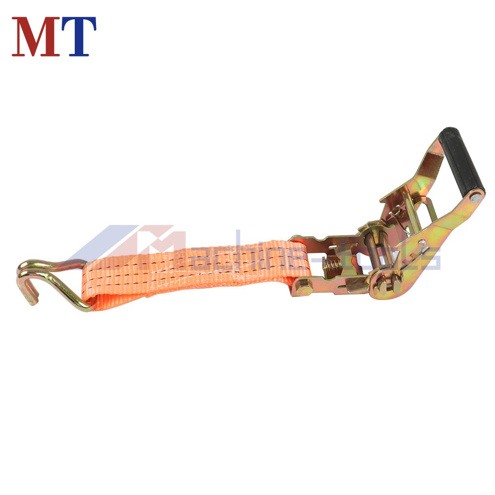 10 Pack 1.5 In x 15 Ft Ratchet Straps With J Hook 4000-lbs Heavy Duty Tie Downs