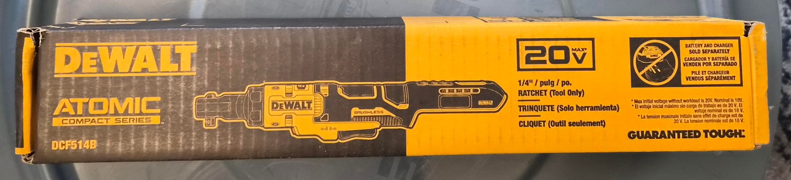 DCF514B Dewalt Atomic 20V Brushless 1/4 Ratchet Brand New DCF514B Free Shipping