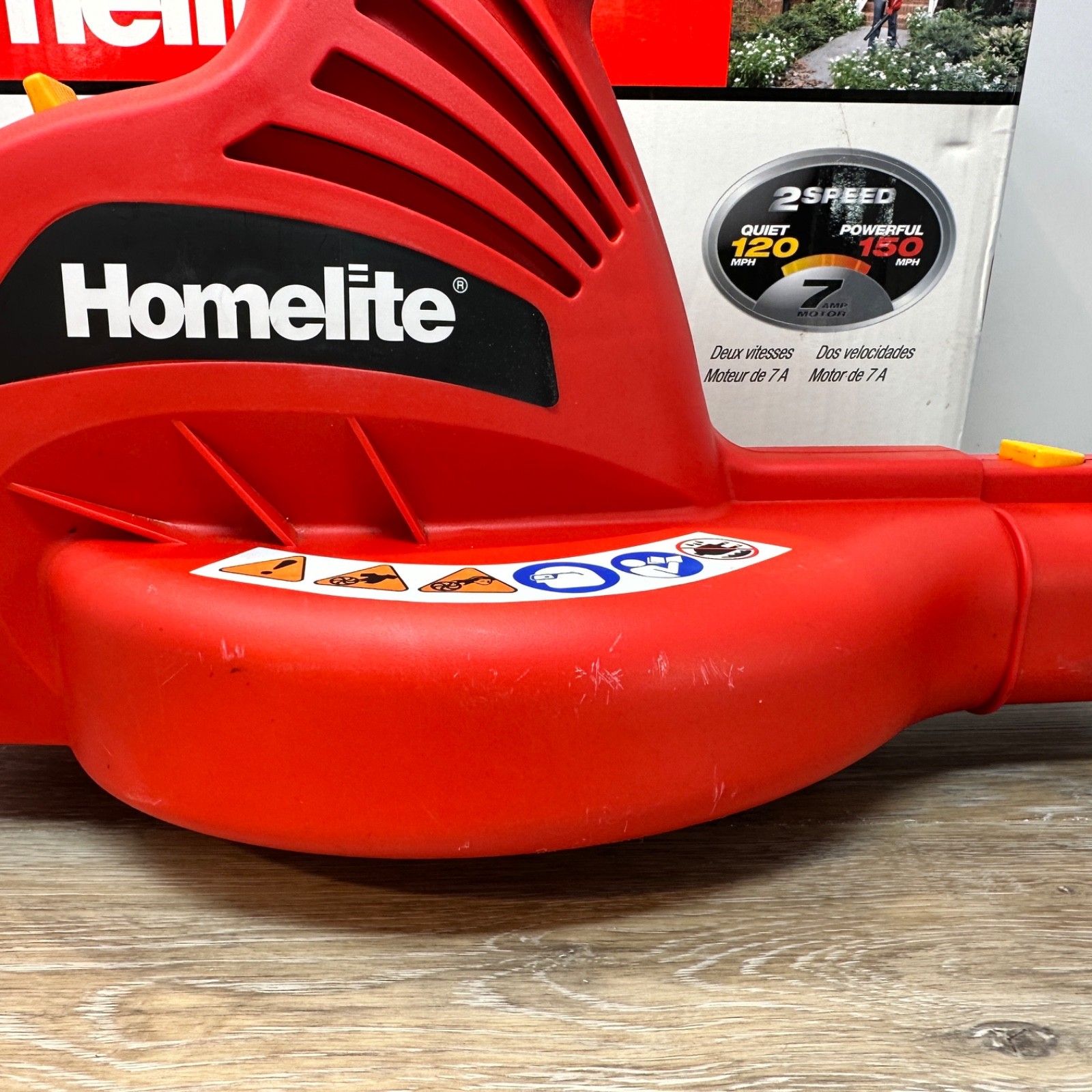 Homelite 2-Speed Electric Leaf Blower 150mph – UT42100A – Excellent Condition