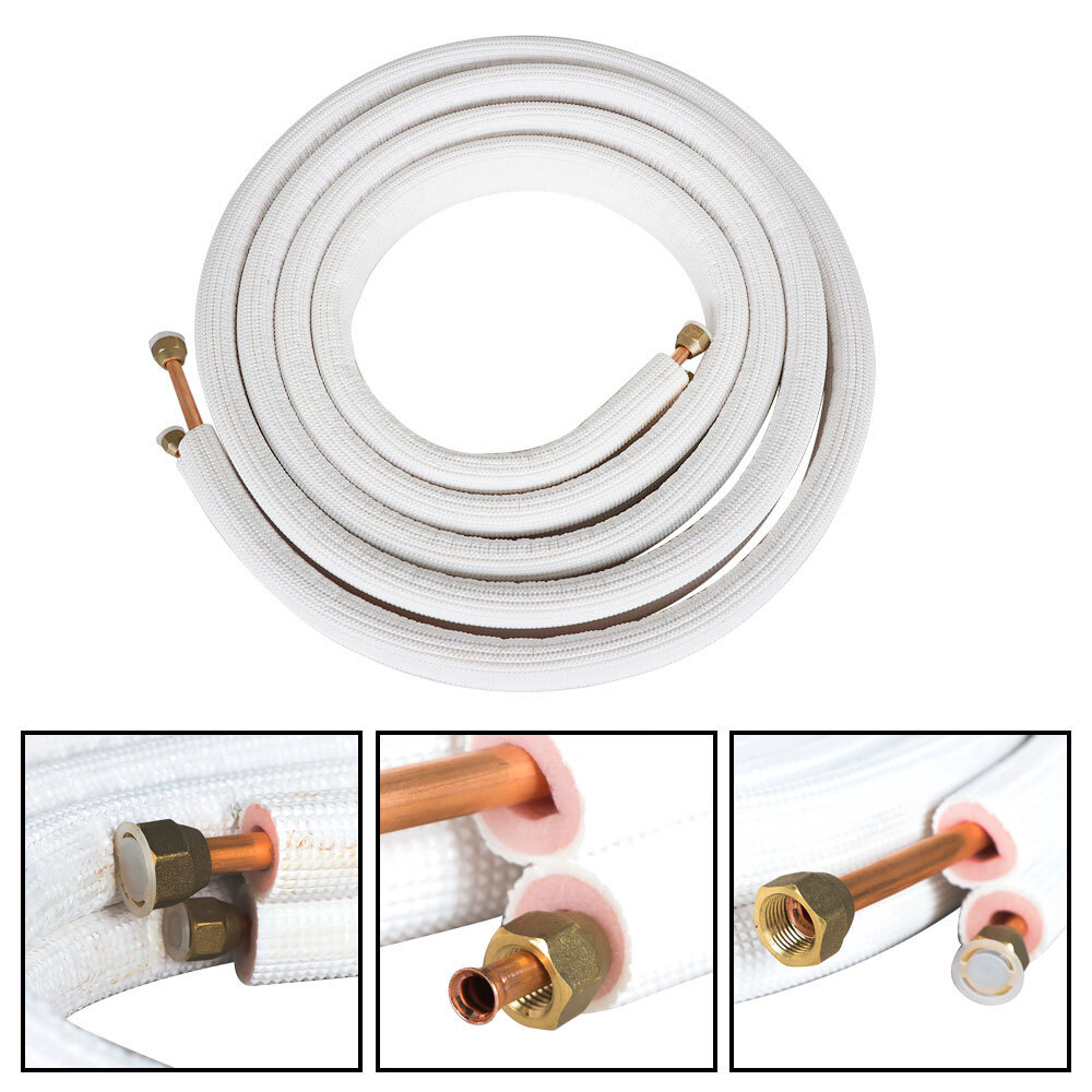 1/4Inch – 3/8Inch Dia. Three Length Options For Mini Split Heat Pump Systems Kit