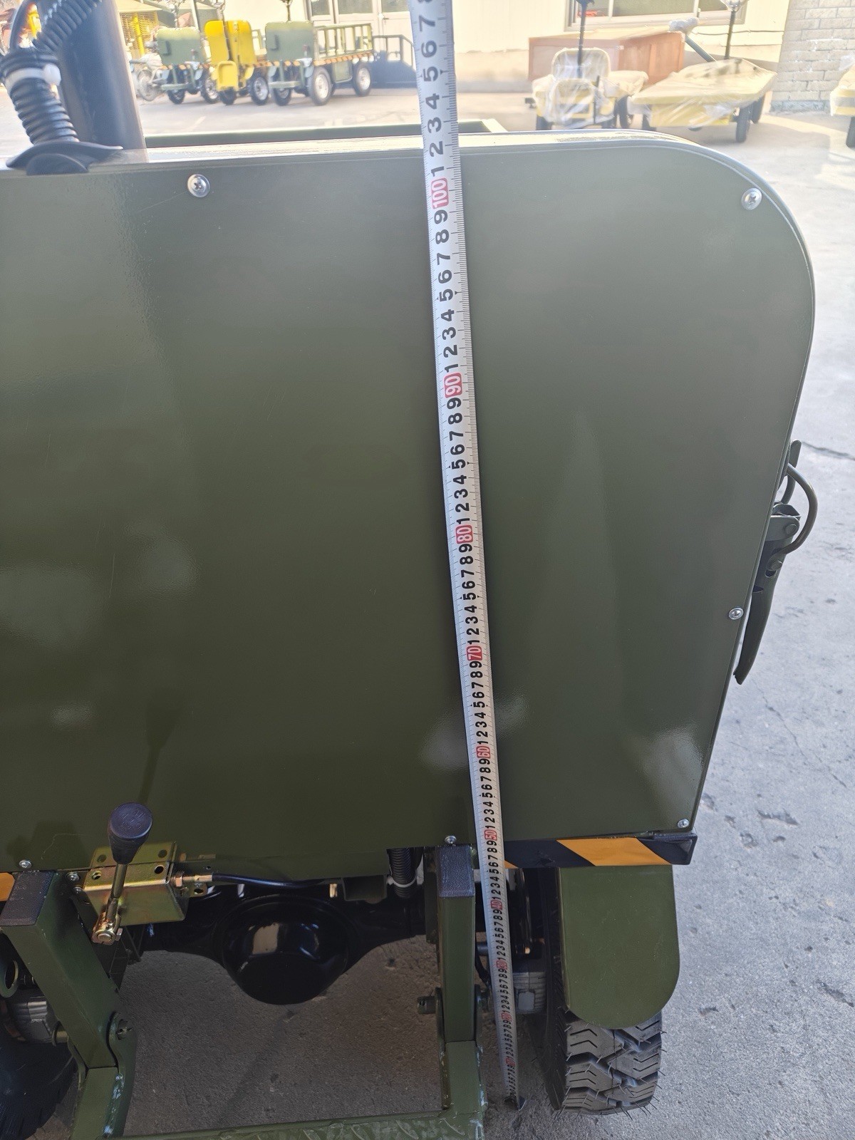 Electric Utility Cart 800W 48V 4 Wheel Cargo Wagon 1000kg Farm Truck from LA