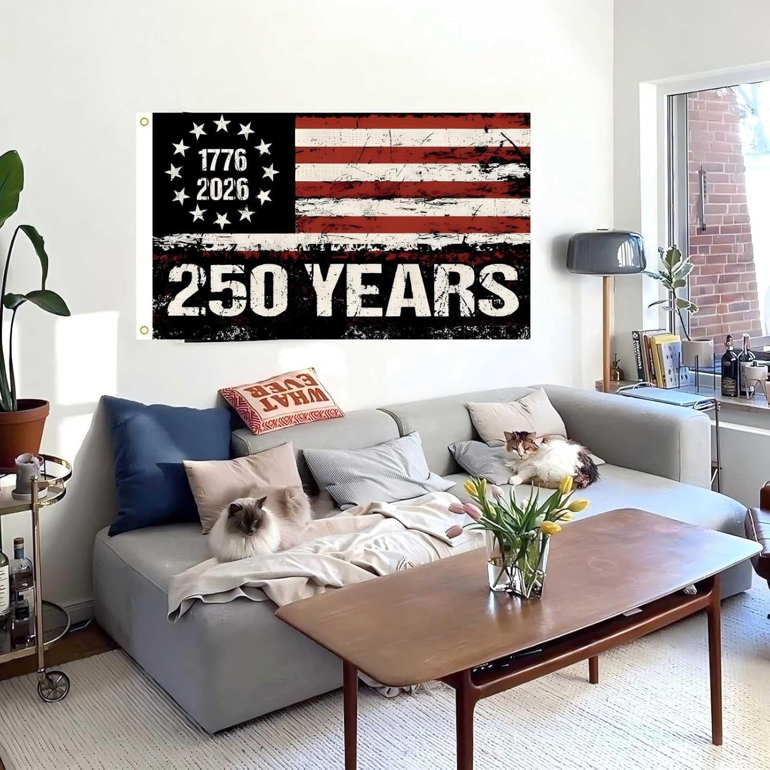 250 Years America Flag, 3X5 Ft, USA 250Th Anniversary Patriotic Design,1776-2026