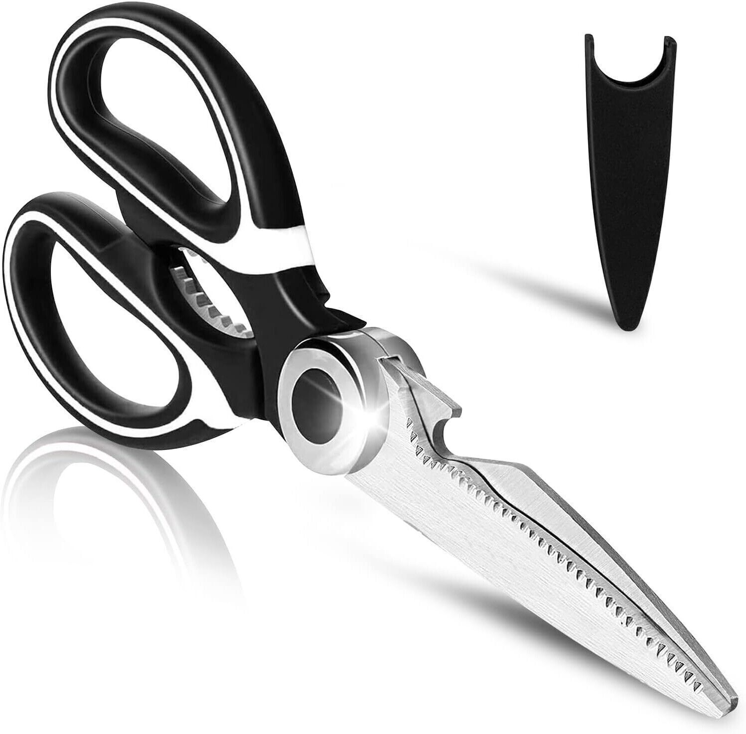 Stainless Steel Kitchen Shears Heavy Duty Scissors for Meat Fish Chicken Bones