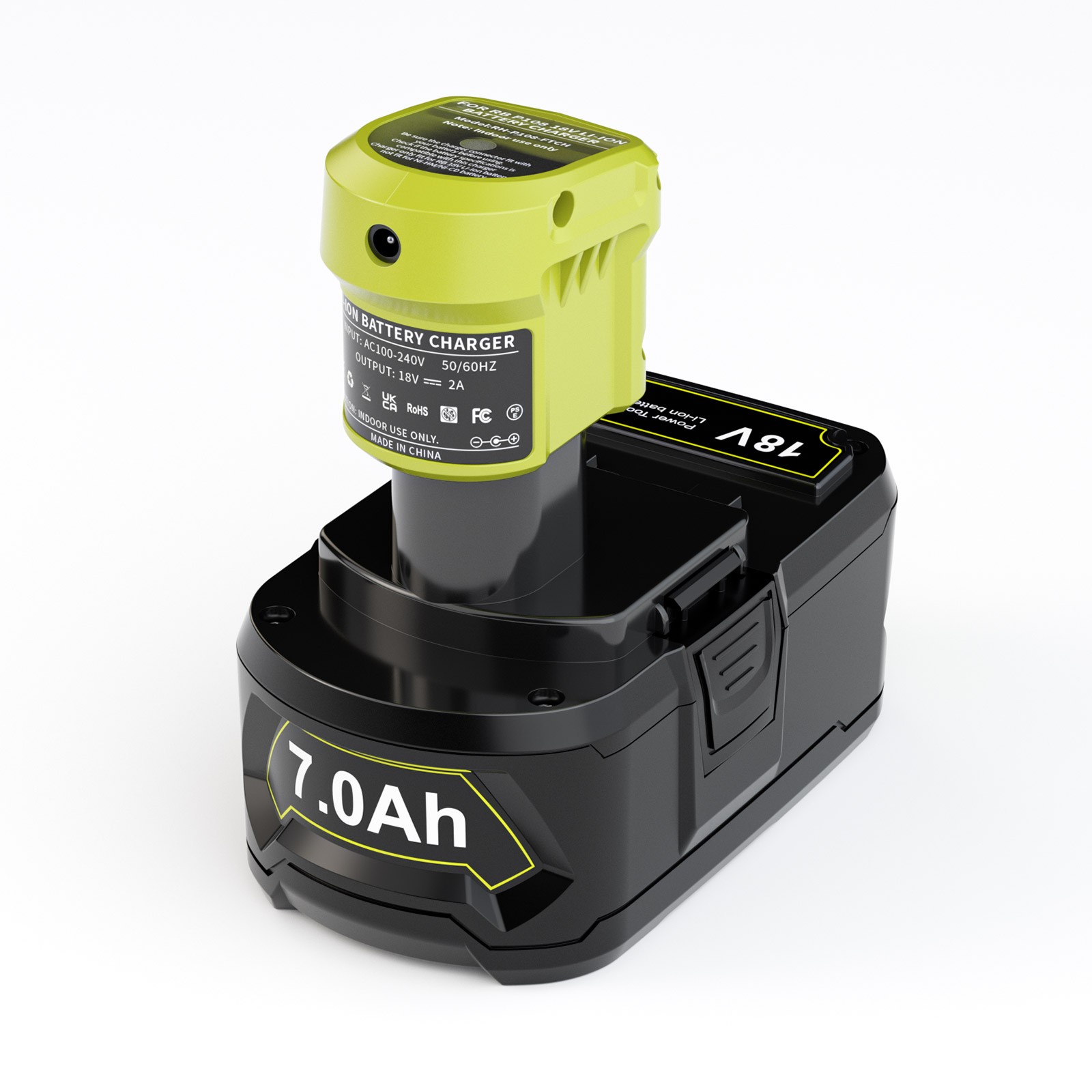 New Charger For RYOBI P108 18V One Plus High Capacity Lithium ion Battery P117