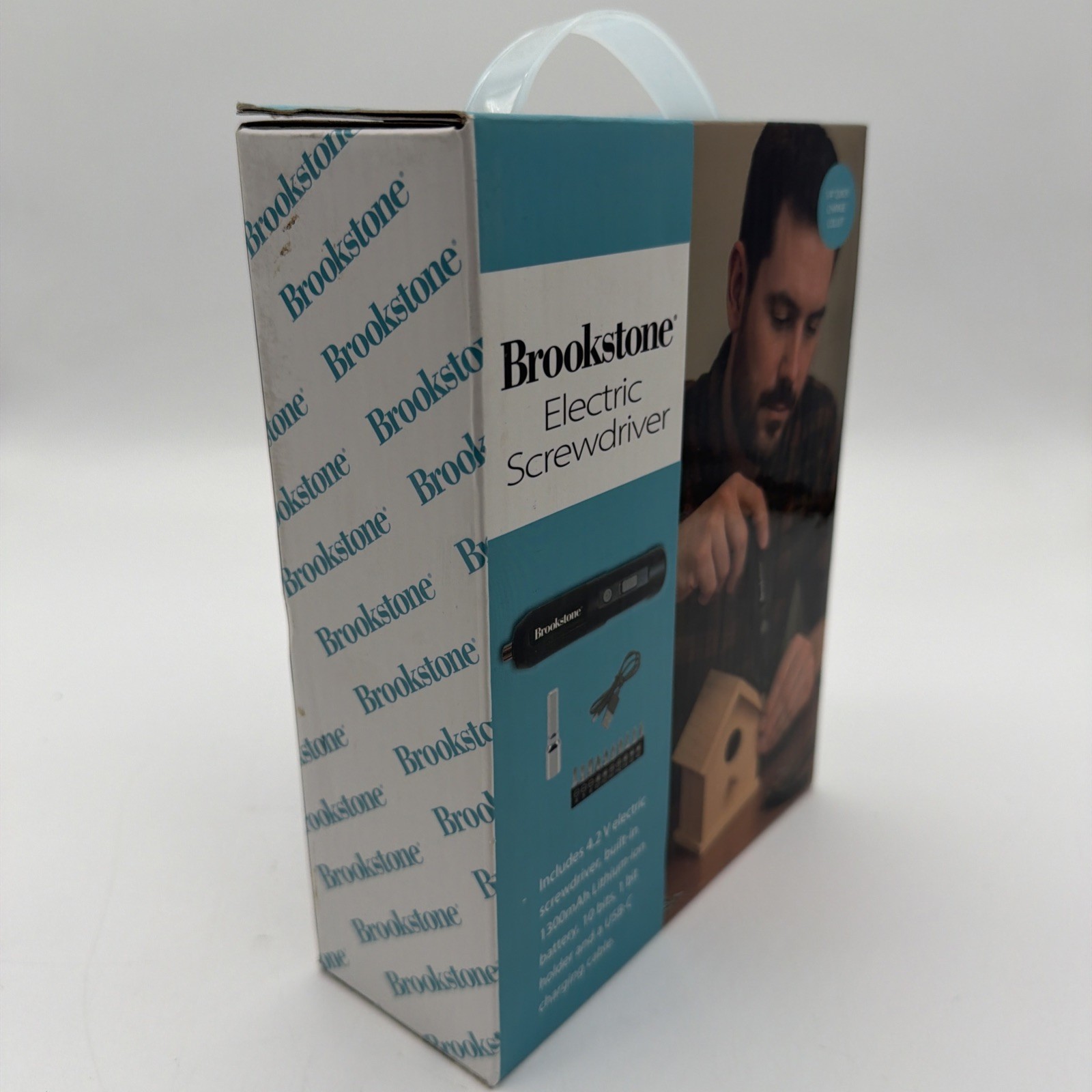 NIB Brookstone BR-ESCR-200 Electric Screwdriver USB-C Rechargeable 1300mAh