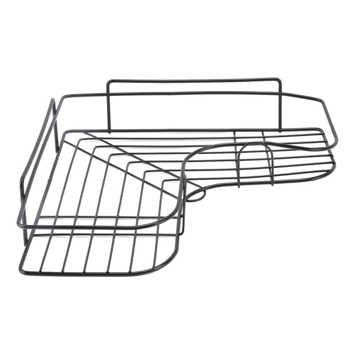 Shower Shelf, Stainless Steel for Kitchen Home (Black)