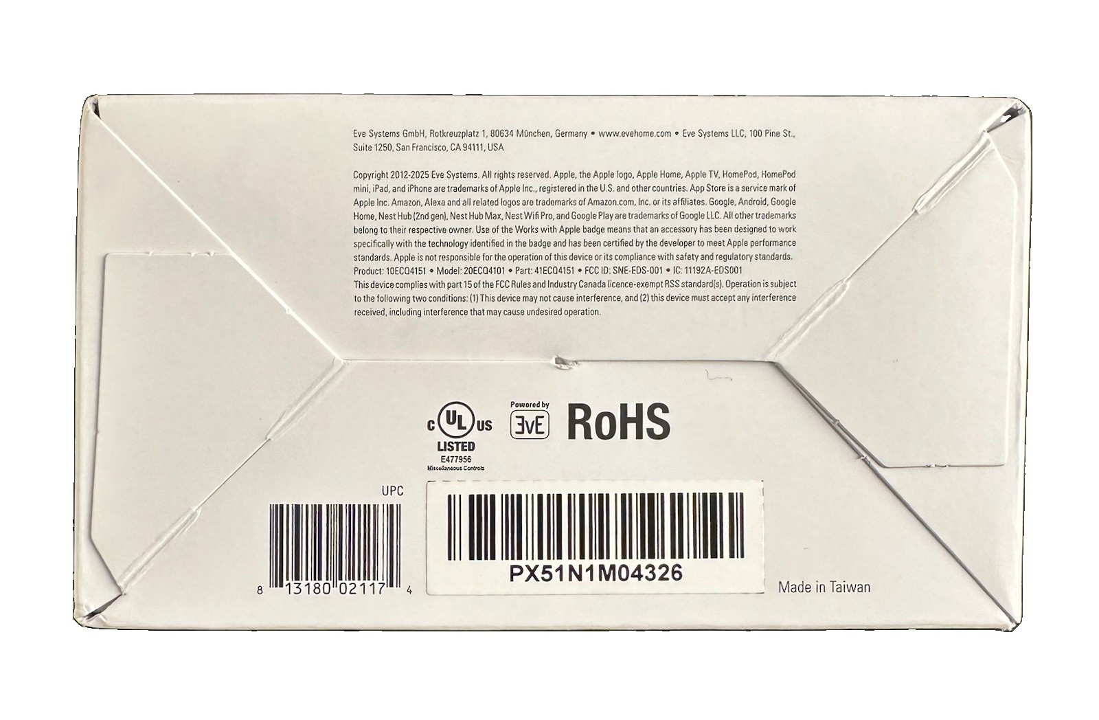 Eve Dimmer Switch (Matter) Smart Dimmer Switch, For Alexa/ Apple & Google Home