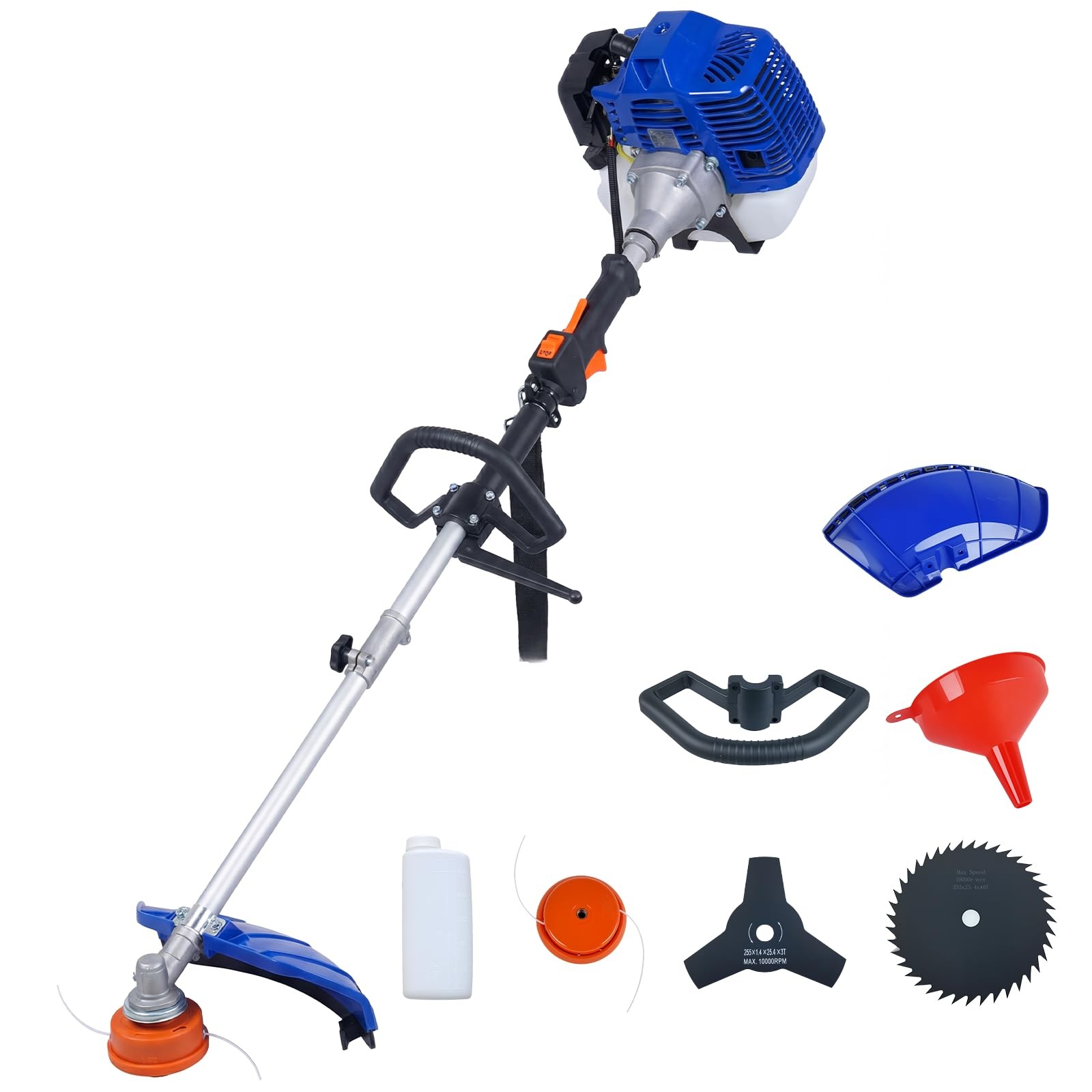 43cc 2Cycle Weed Eater 3in1 Gas Powered String Trimmer Brush Cutter Edger