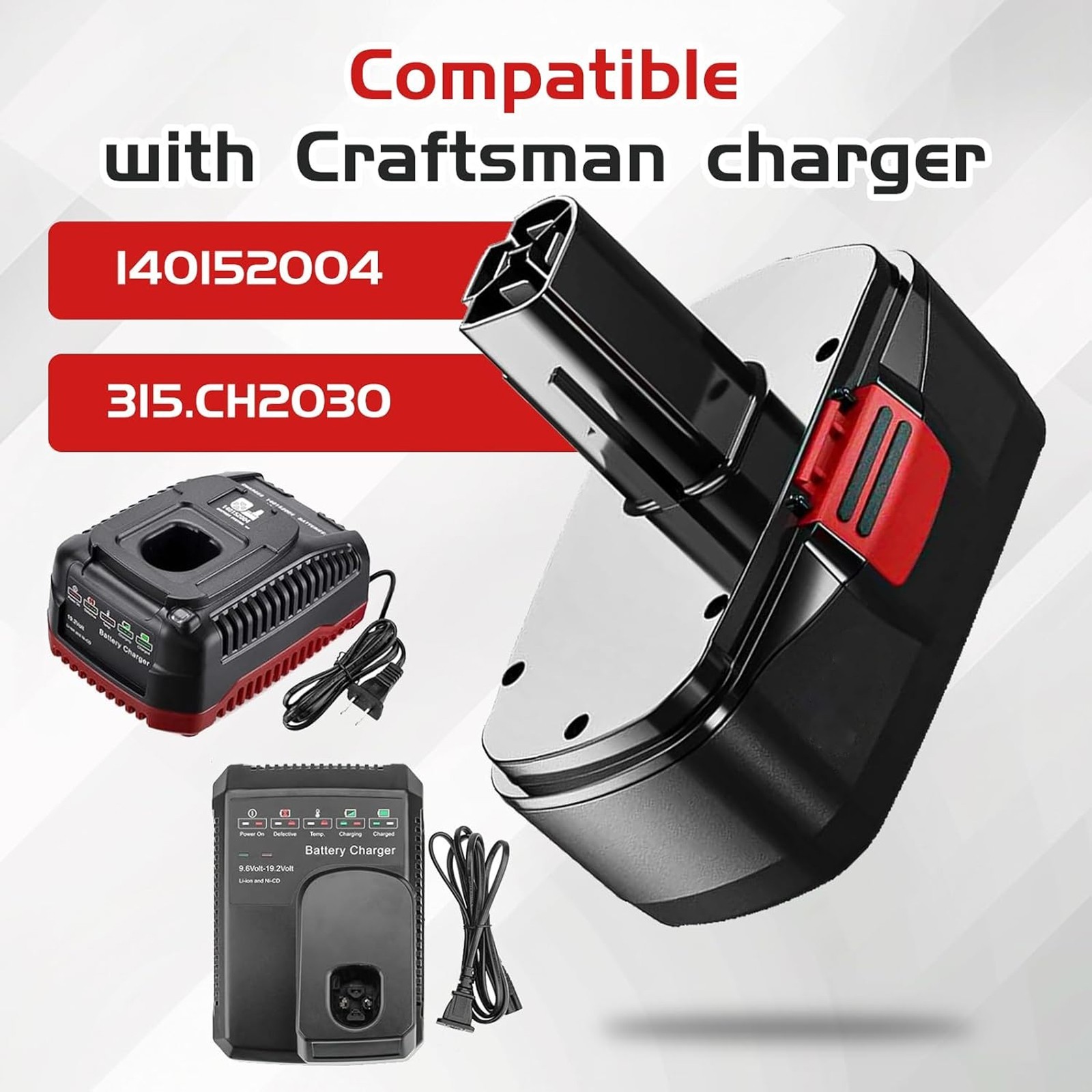 1-4Pack 4.5Ah for Craftsman 19.2V Lithium XCP Battery C3 DieHard 11375 130279005