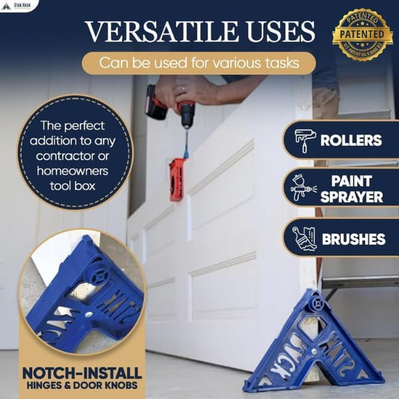 Stak Rack | 6 in 1 Painter’S Accessory Tool | Stacking Design | Paint Interior o