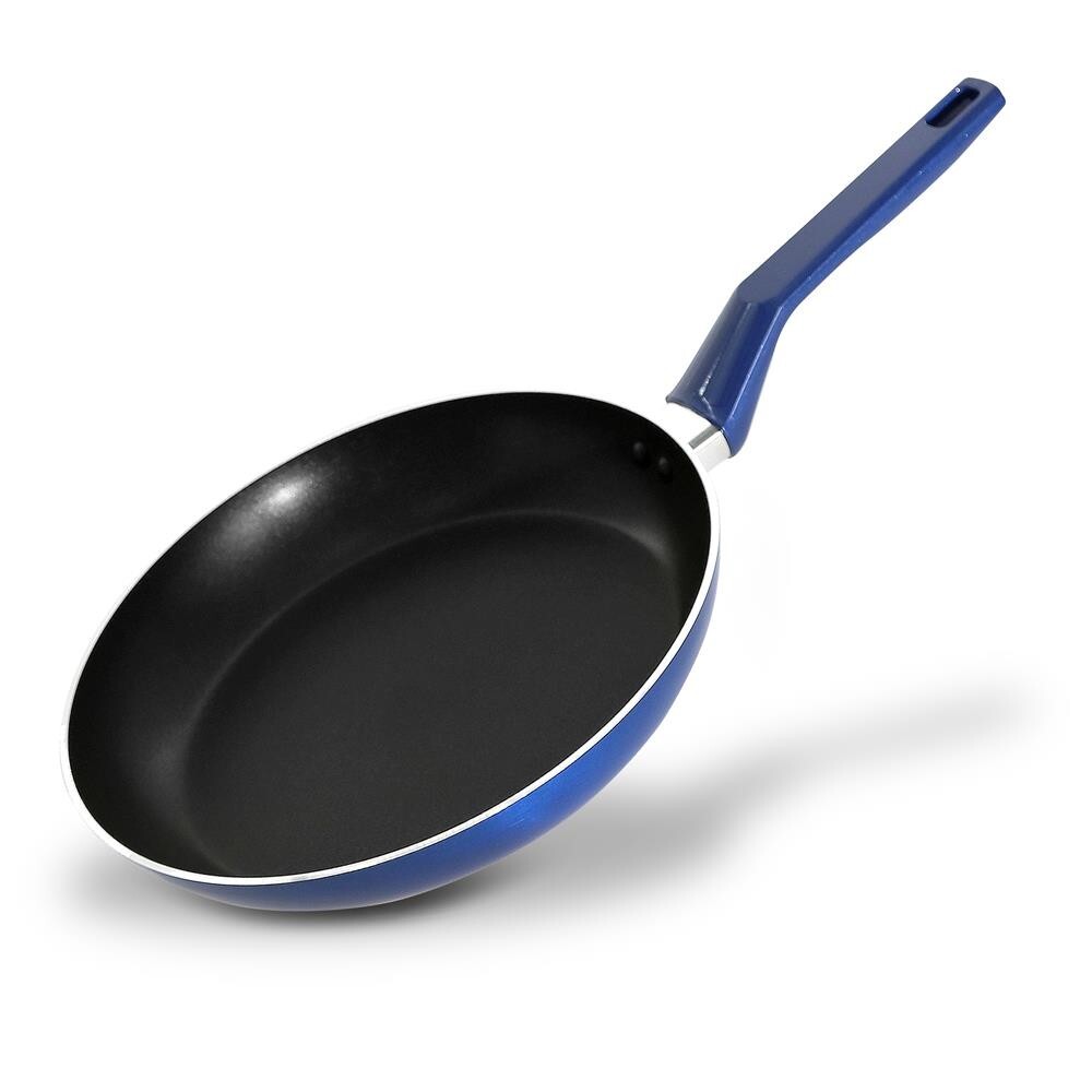 NutriChef 8in Round Frying Pan Non-Stick PFOA Free Easy to Clean Stylish