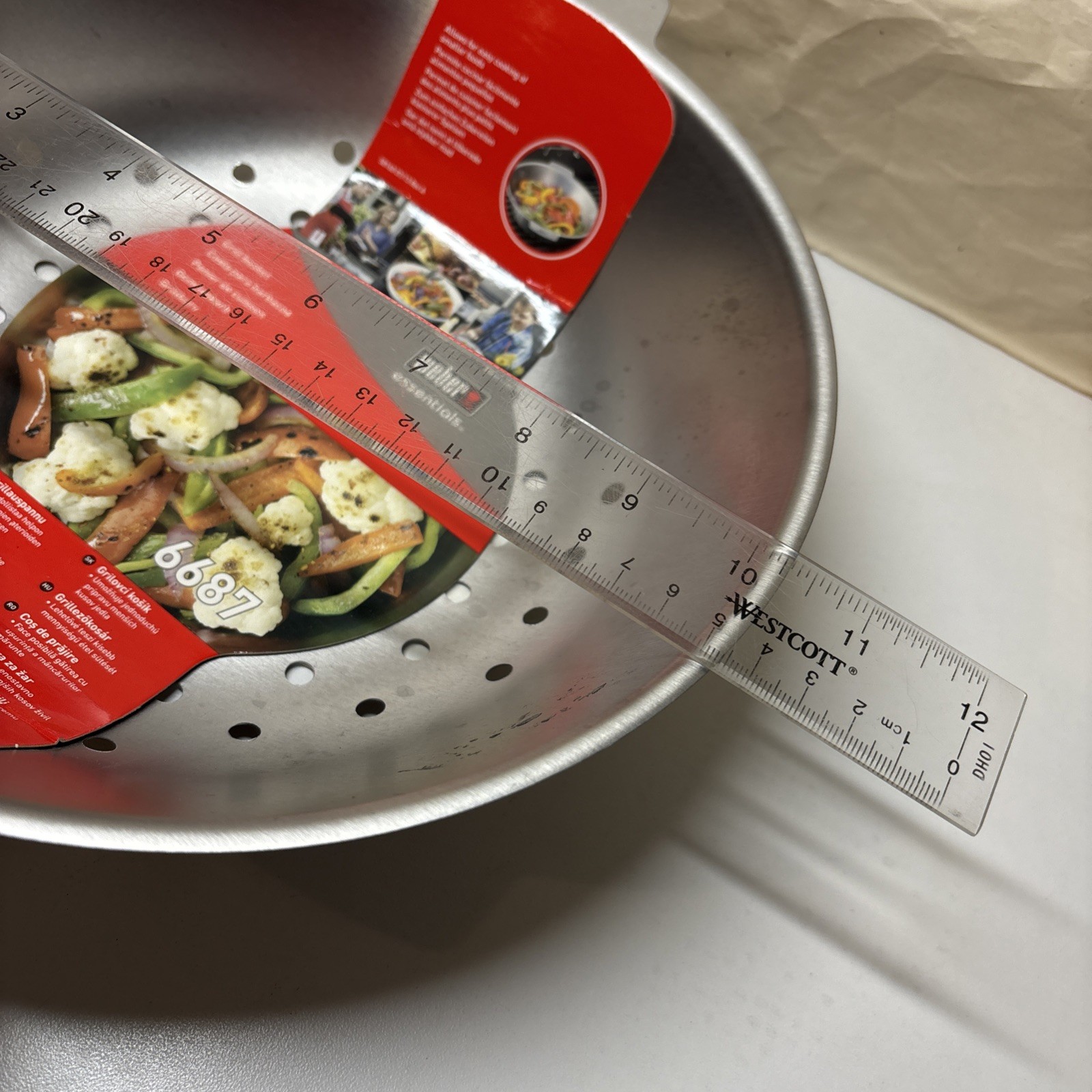 Weber Stainless Steel Grill Basket with Handles 10” – NEW