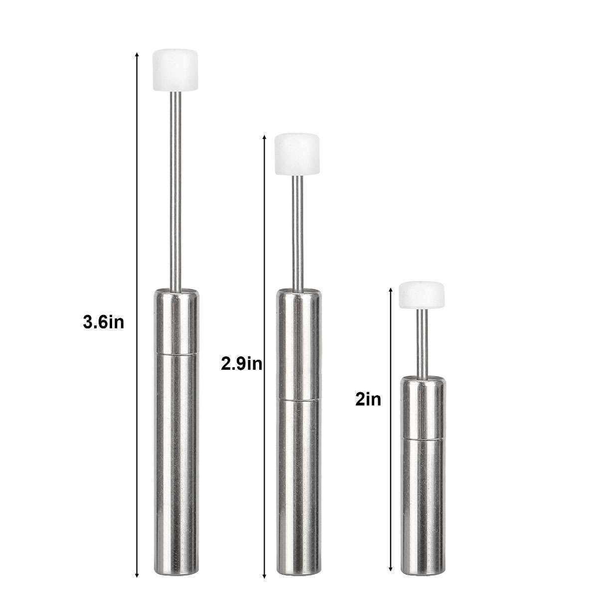 Damper/piston for trash can soft close and more uses,Sizes 1.9in/2.9in/3.5in