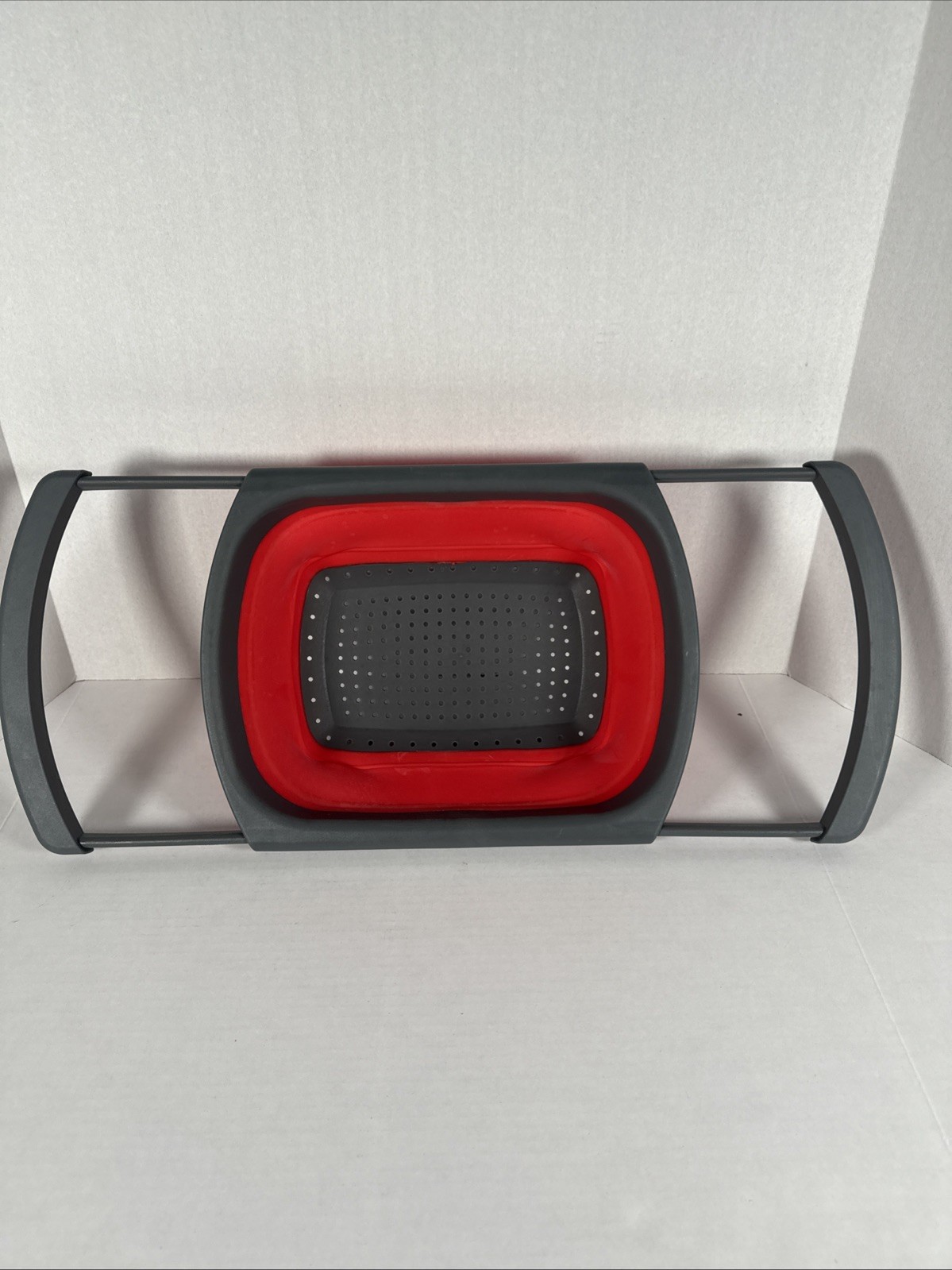 Rectangular Silicone Folding Draining Telescopic Foldable Water Filter Basket