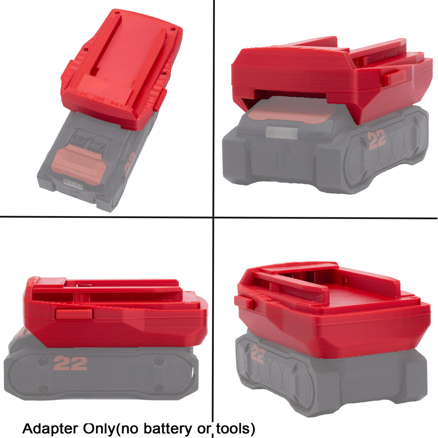 1x Adapter For Hilti 22V Nuron Lithium-Ion Battery To For Hilti 22V Old Tools