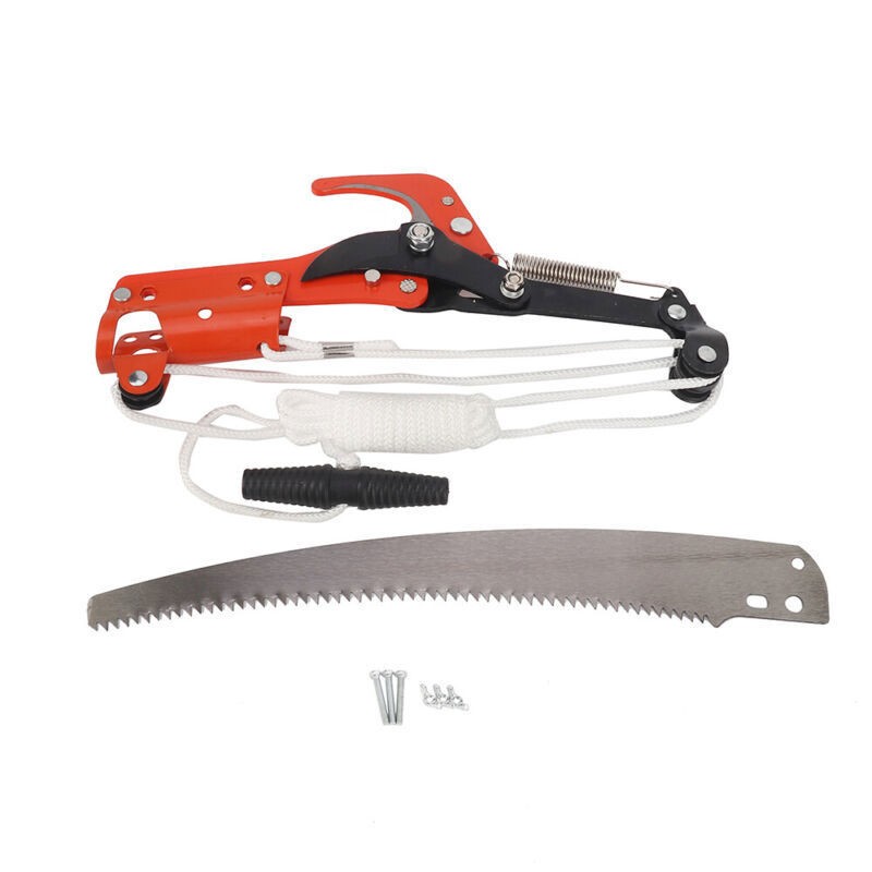 Retractable High Reach Tree Trimmer Pruner Saw Garden Branch Cutter Without Pole