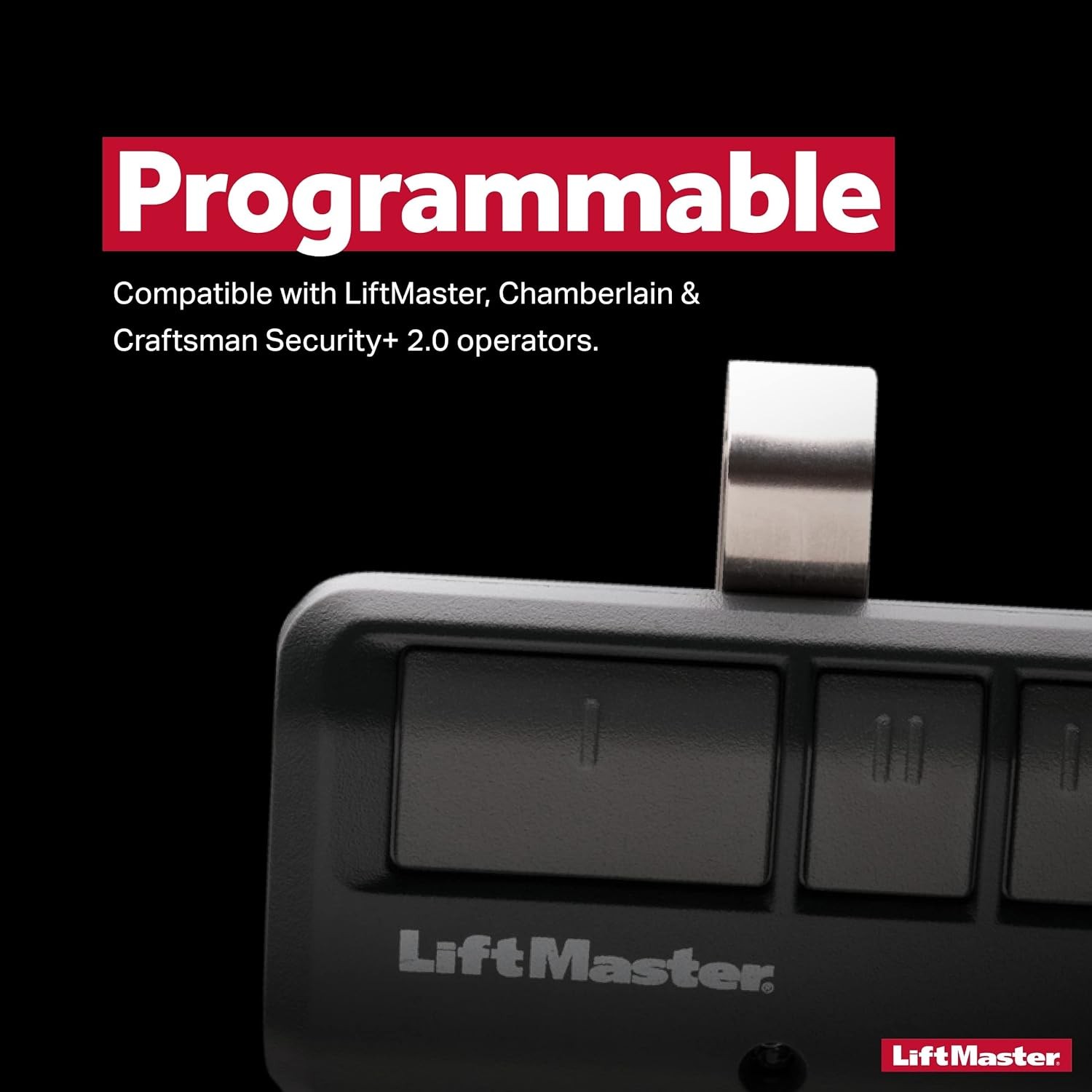 LiftMaster 893MAX 3 Button Visor Remote Control Garage Door Opener Pack of 1
