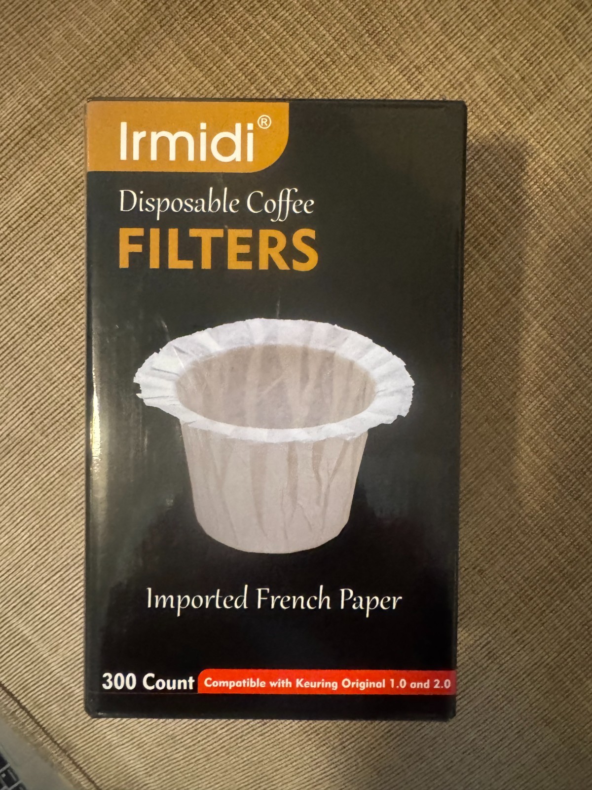 Irmidi 2 Boxes of 300 Count Disposable Coffee Filters Keurig Original 1.0 & 2.0