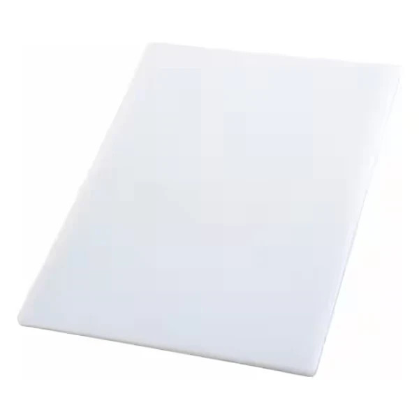 Cutting Board White Plastic 15x20in Non Porous BPA Free NSF Kitchen Food Safe